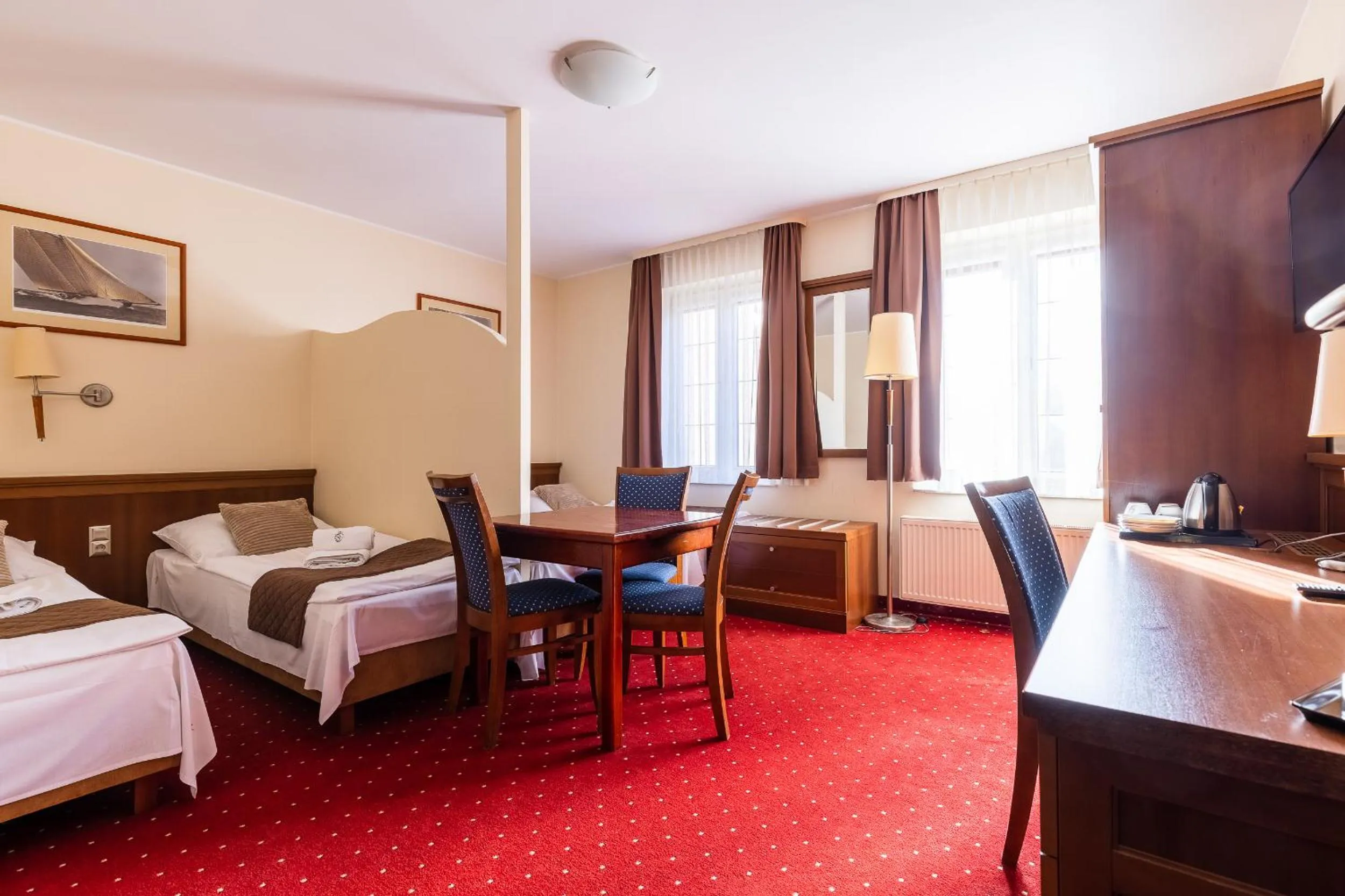 Bed in Hotel Diamond w Białym Dworku