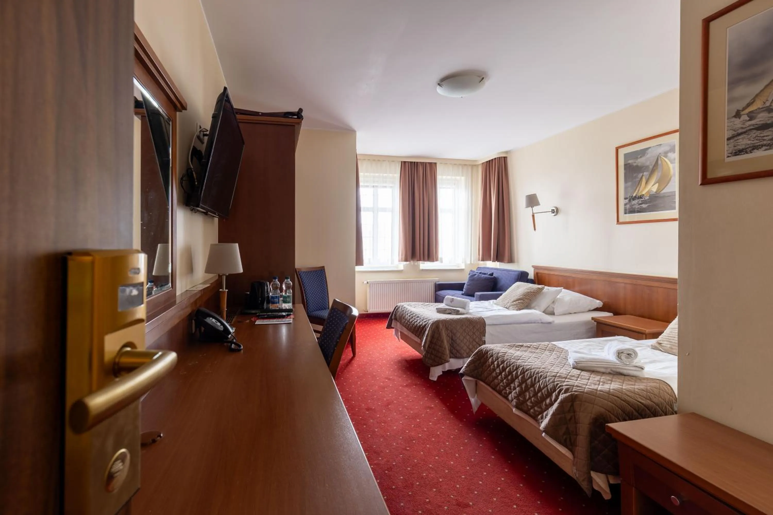 Bed in Hotel Diamond w Białym Dworku