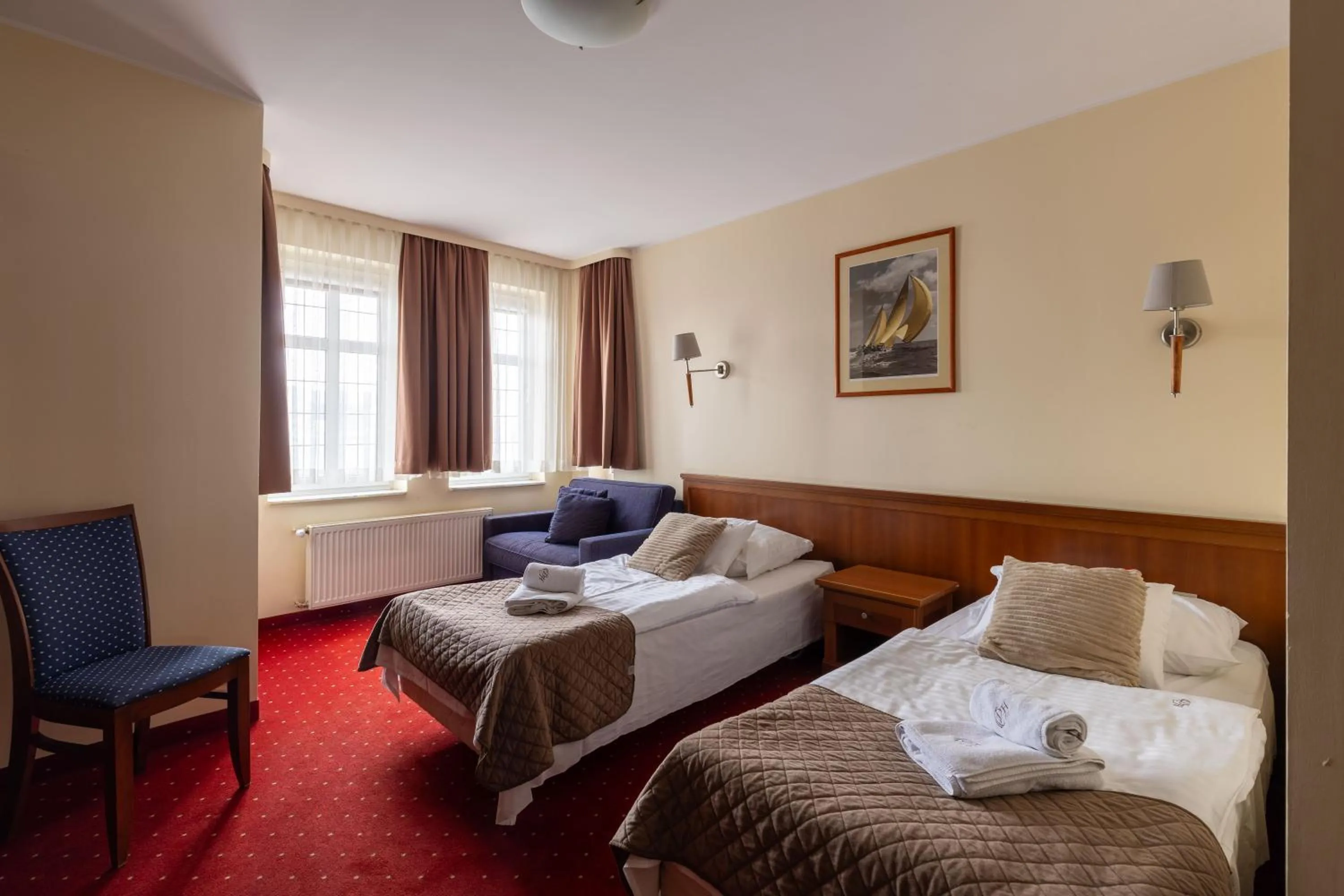 Bed in Hotel Diamond w Białym Dworku