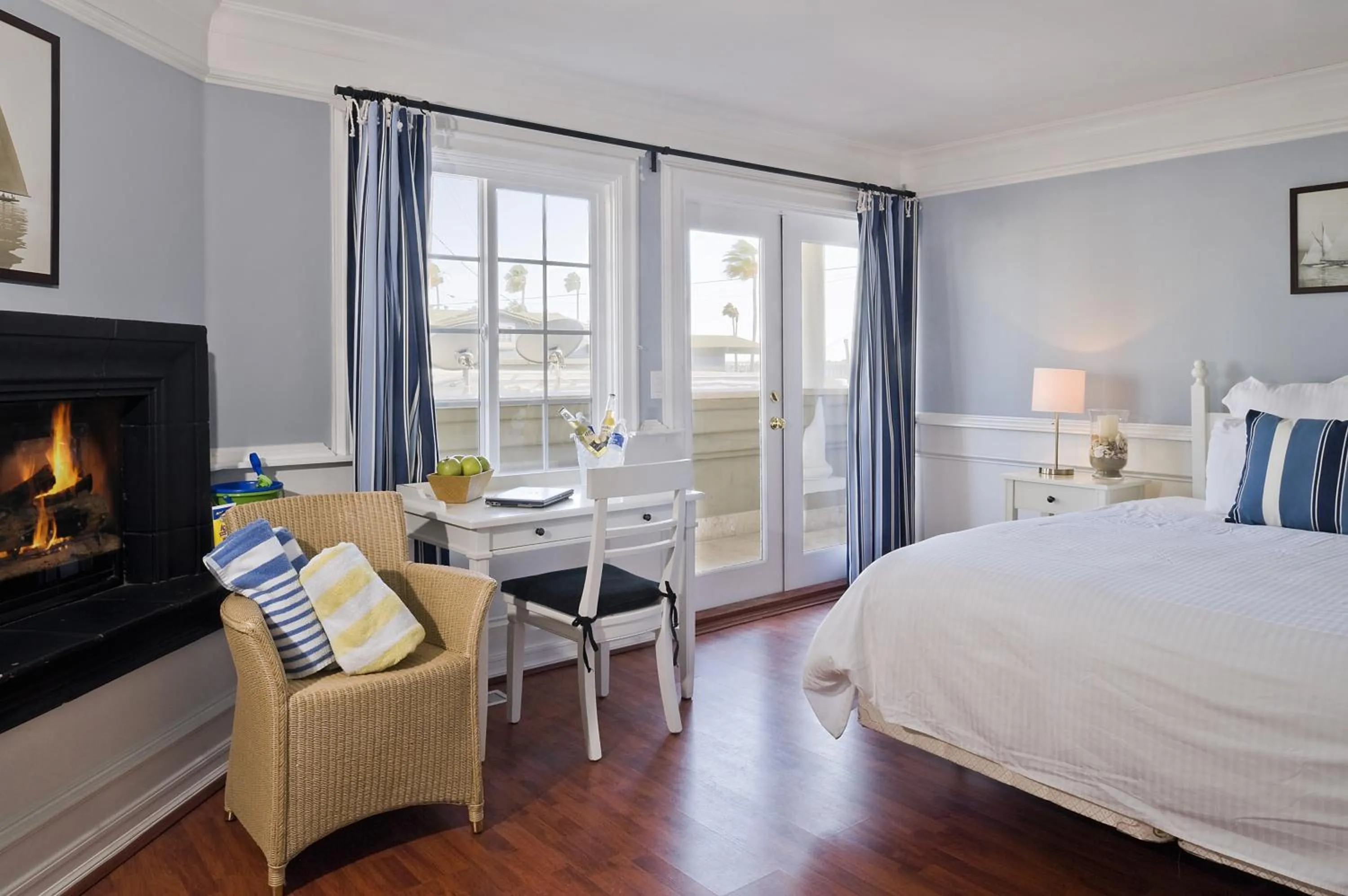 Decorative detail, Bed in Newport Beach Hotel