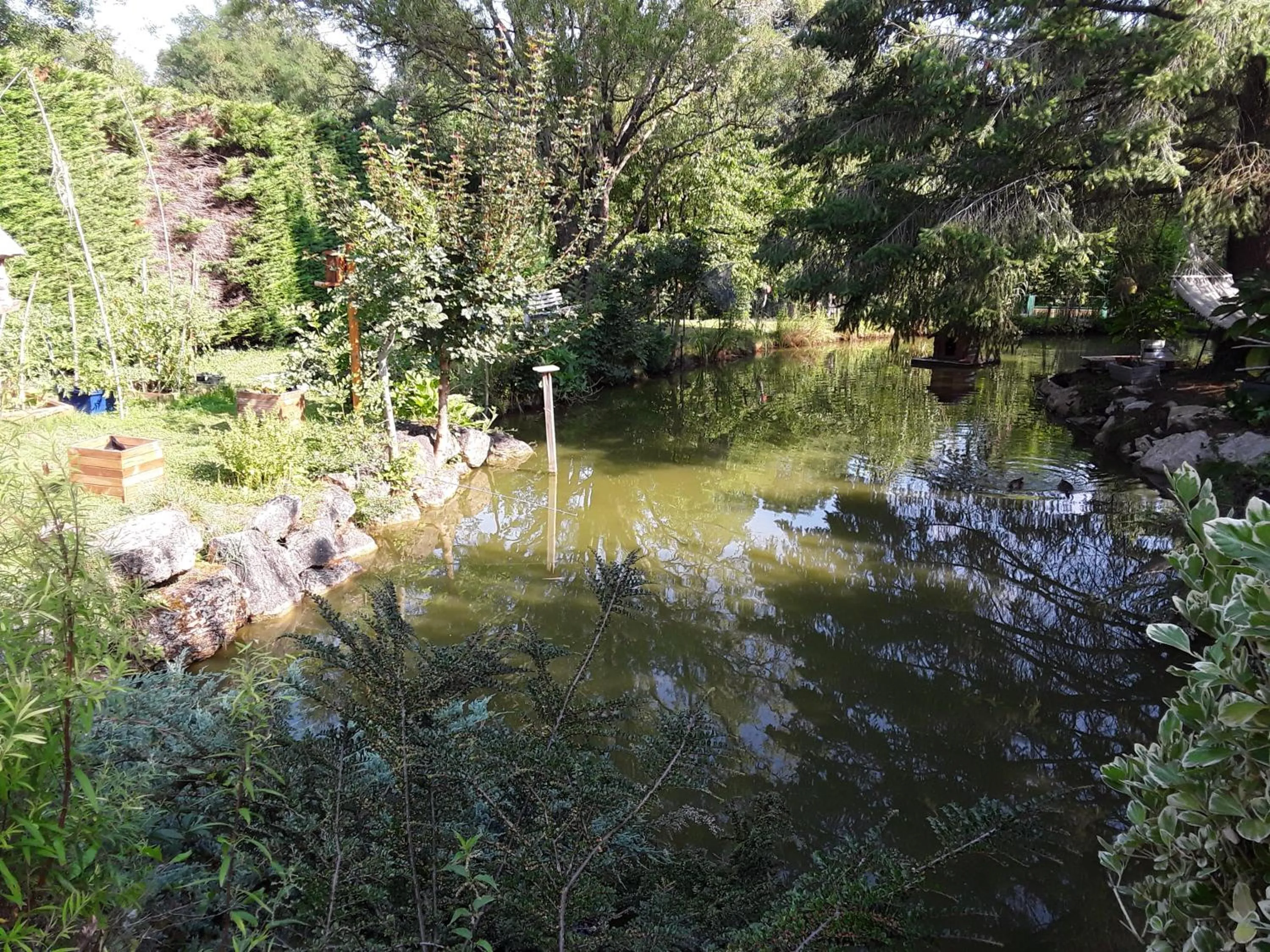 Garden in La mare aux canards