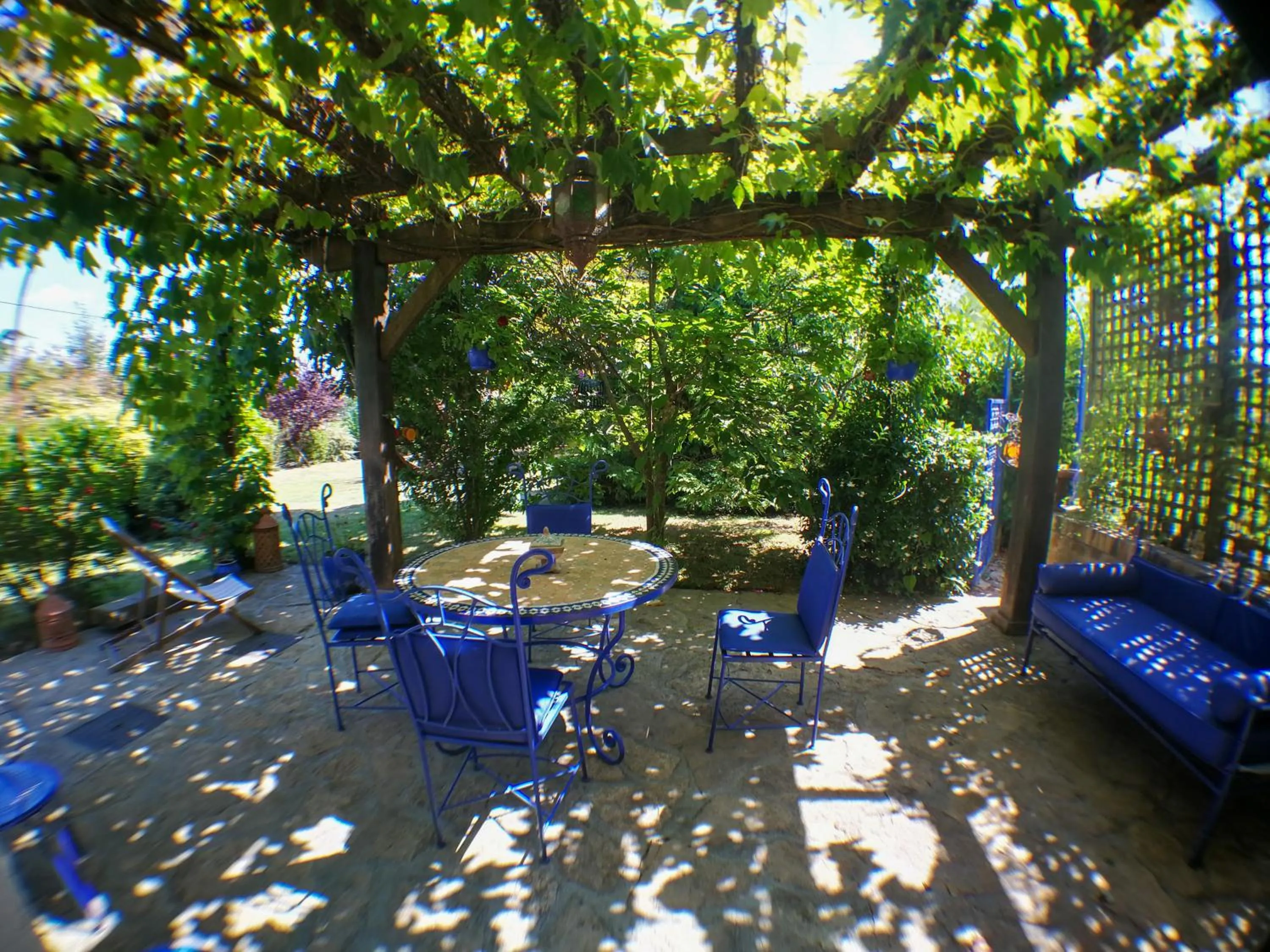 Garden view in La mare aux canards