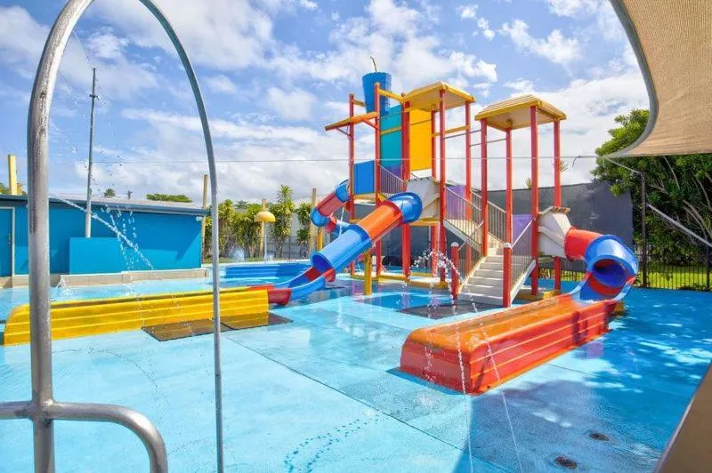 Aqua park in Kurrimine Beach Holiday Park