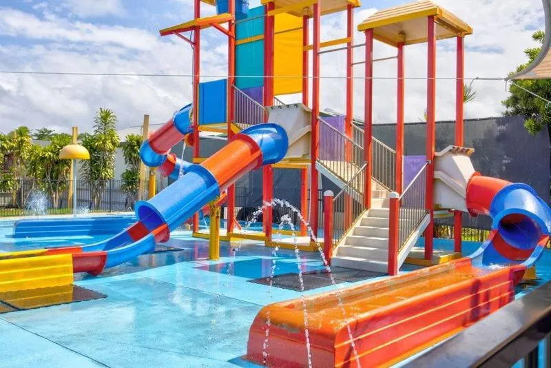 Aqua park in Kurrimine Beach Holiday Park