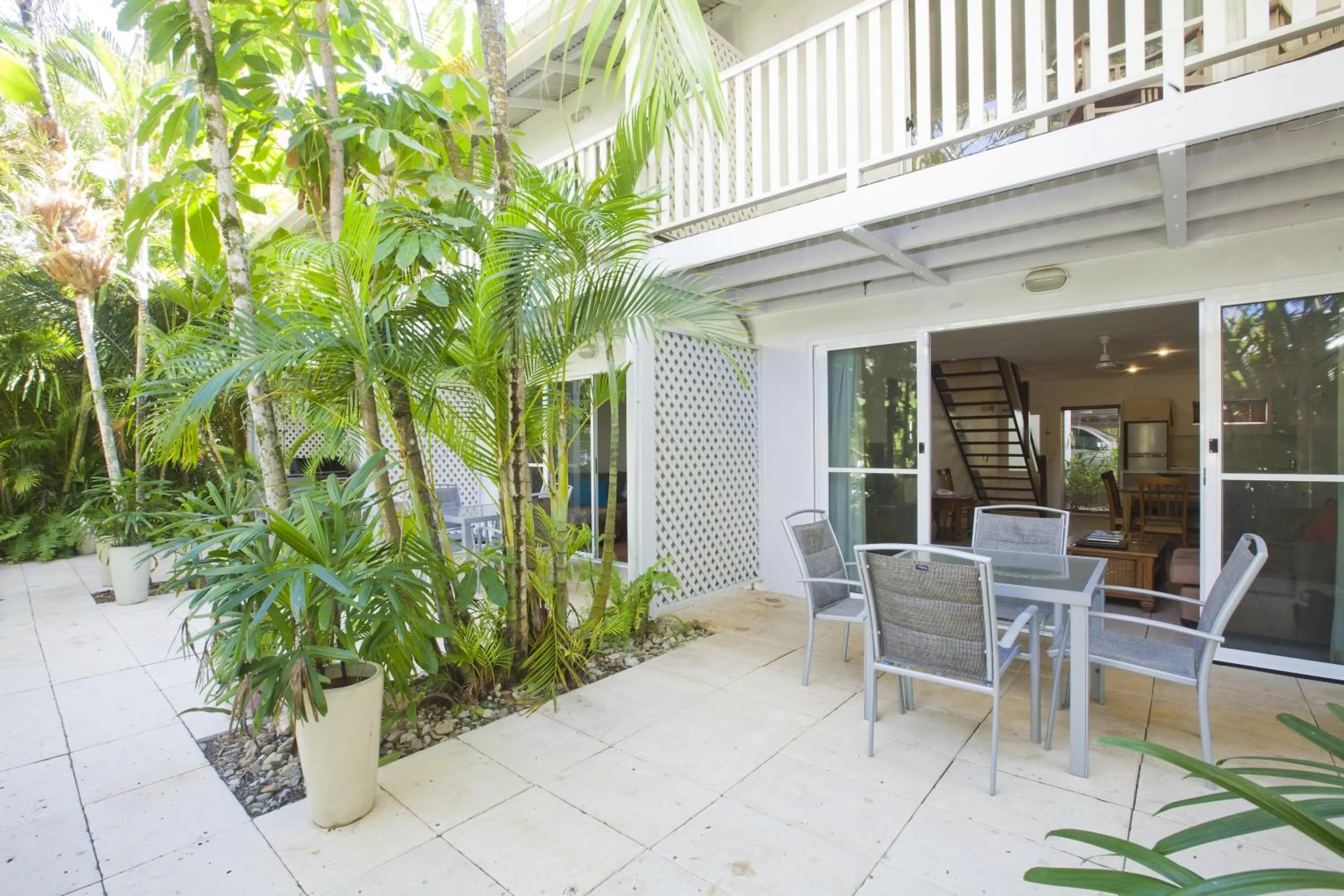 Patio in Coral Sea Villas