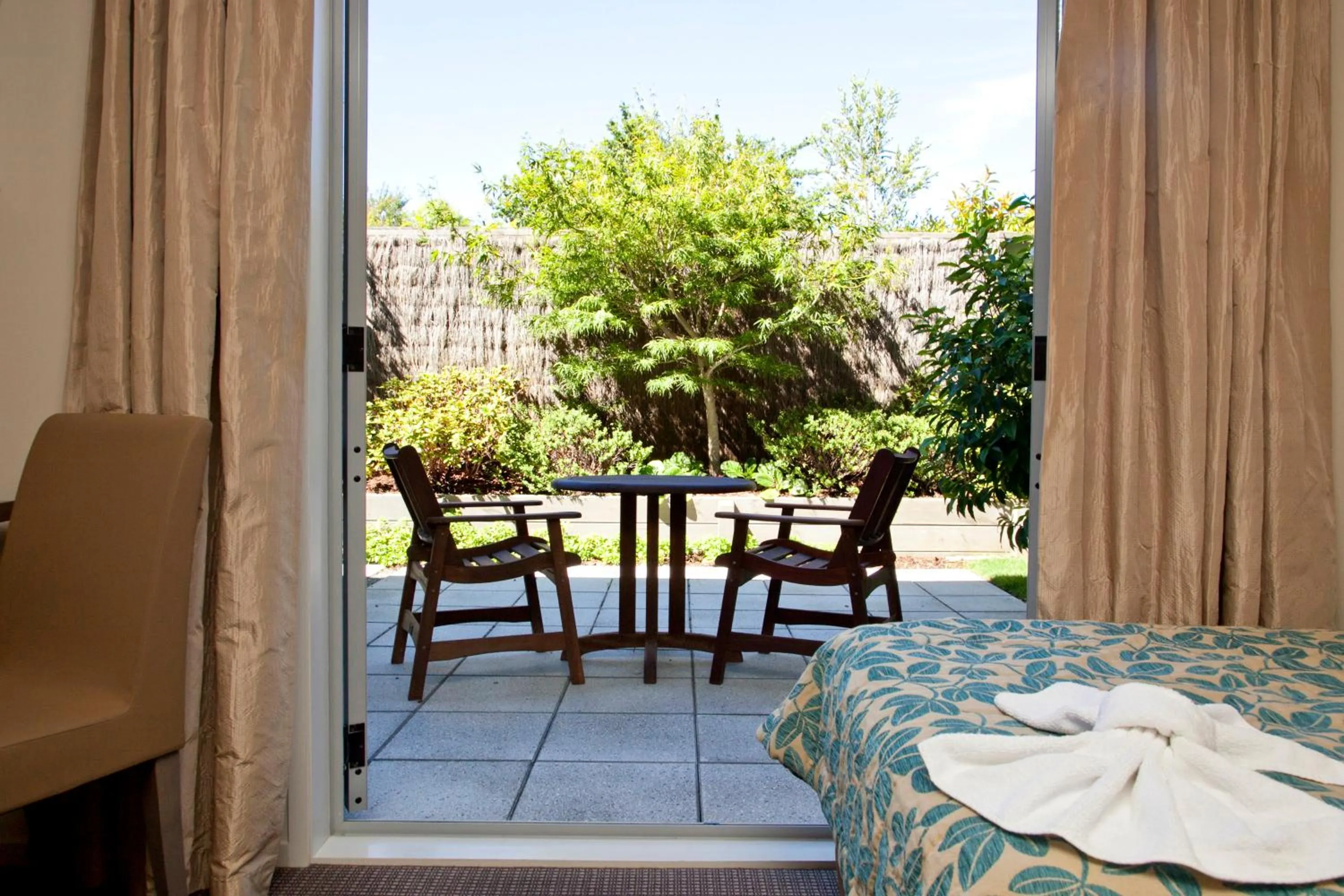 Patio in Beechtree Motel