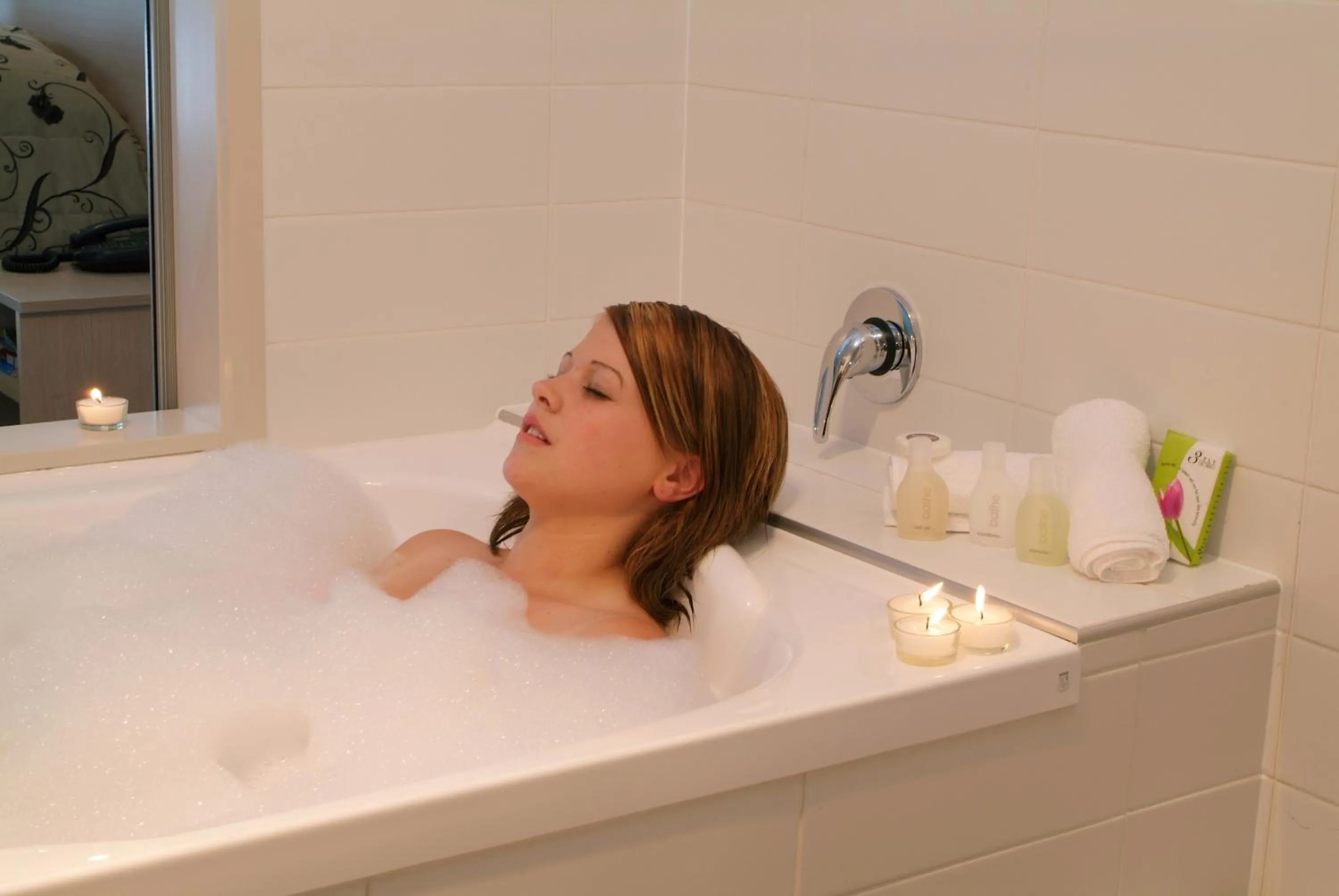 Bathroom in Beechtree Motel