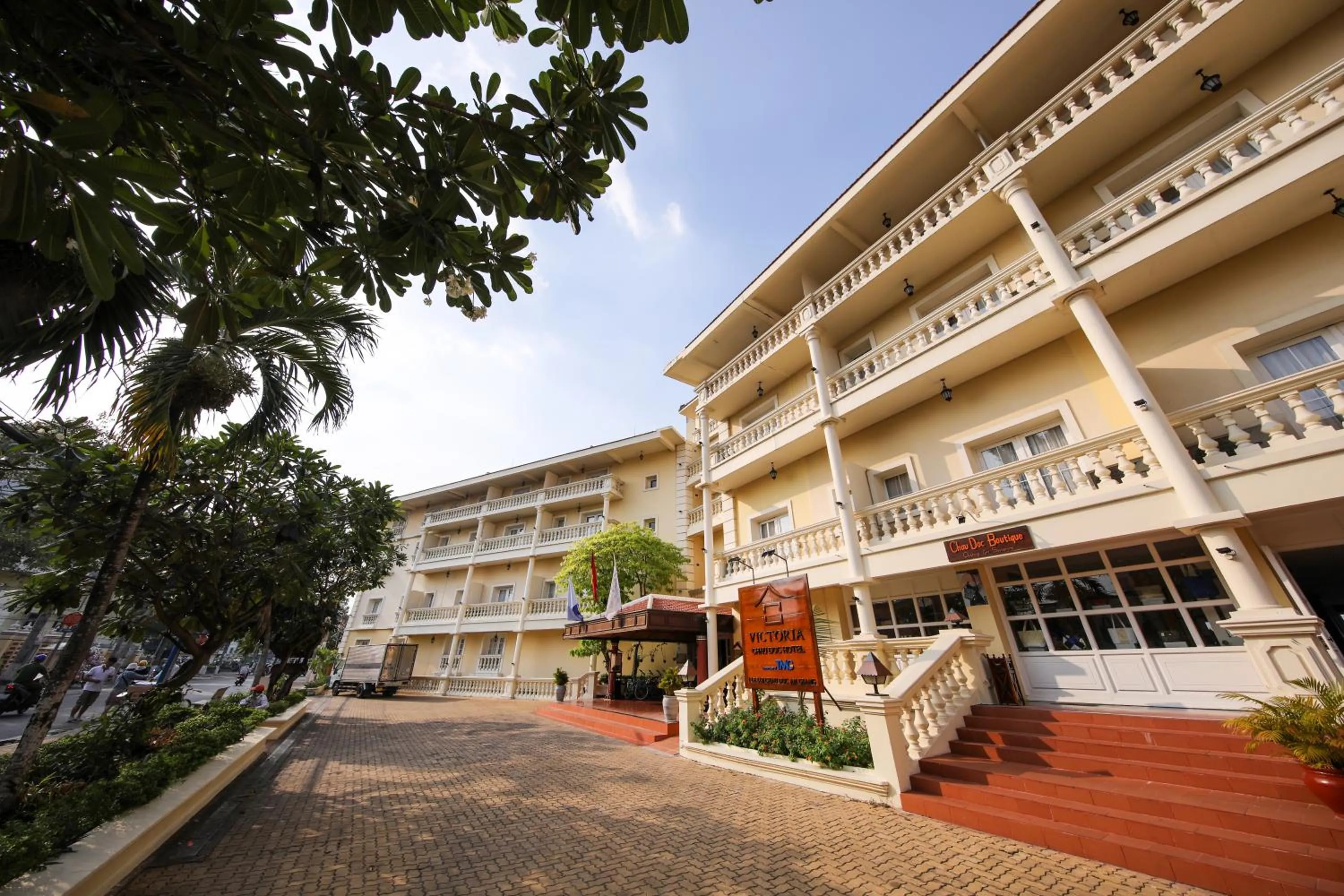Property building in Victoria Chau Doc Hotel
