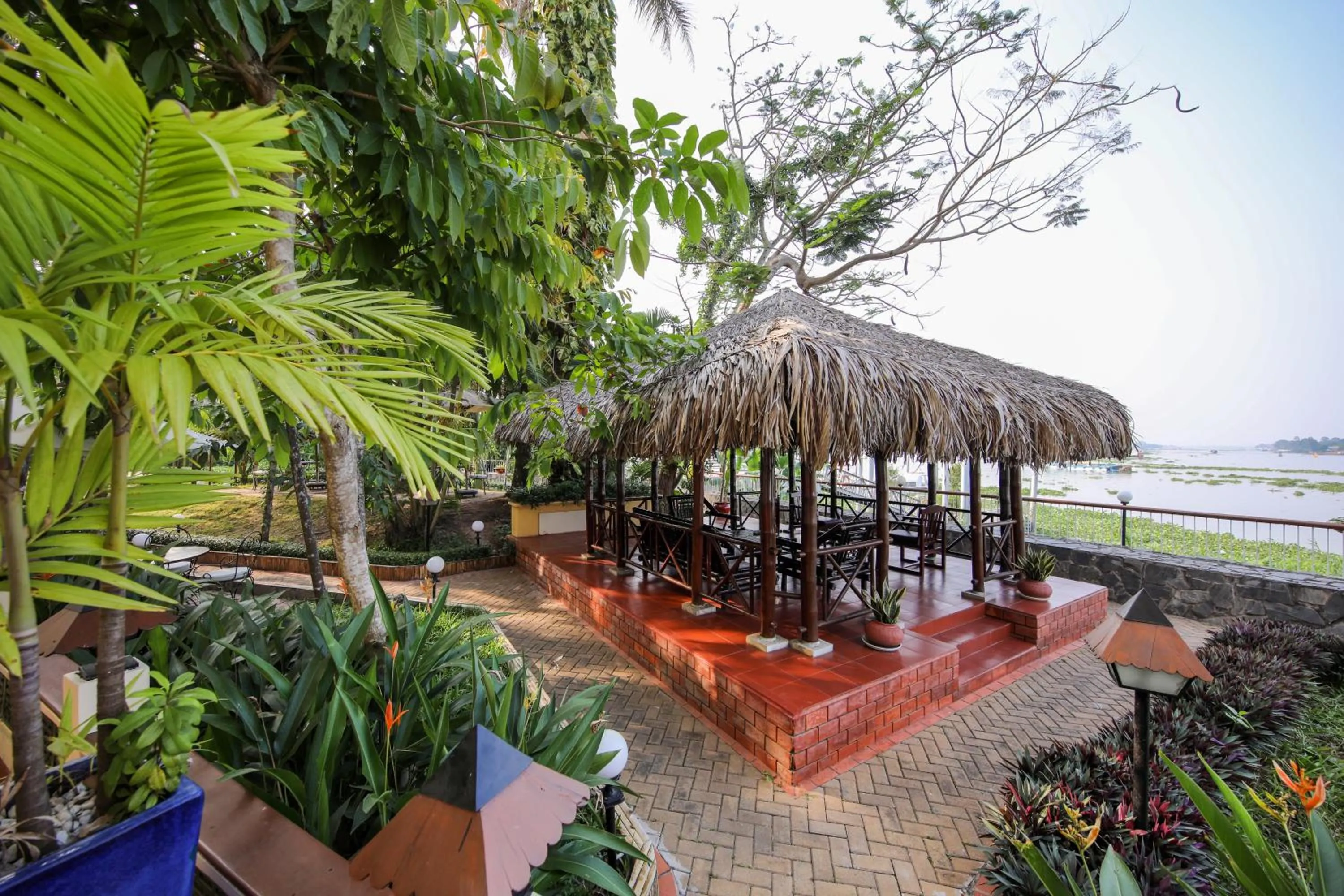 Garden in Victoria Chau Doc Hotel