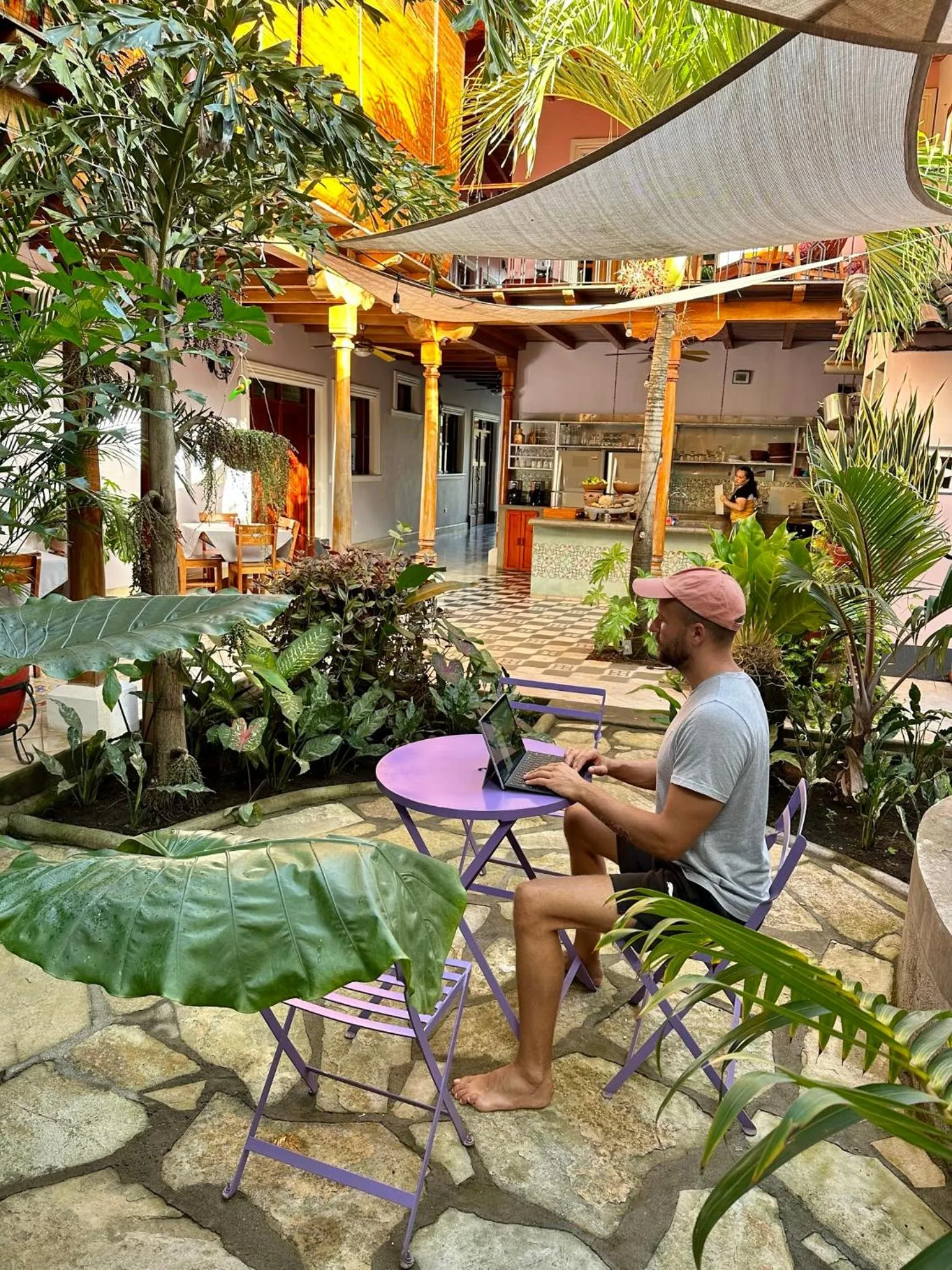 Patio in Hotel La Polvora
