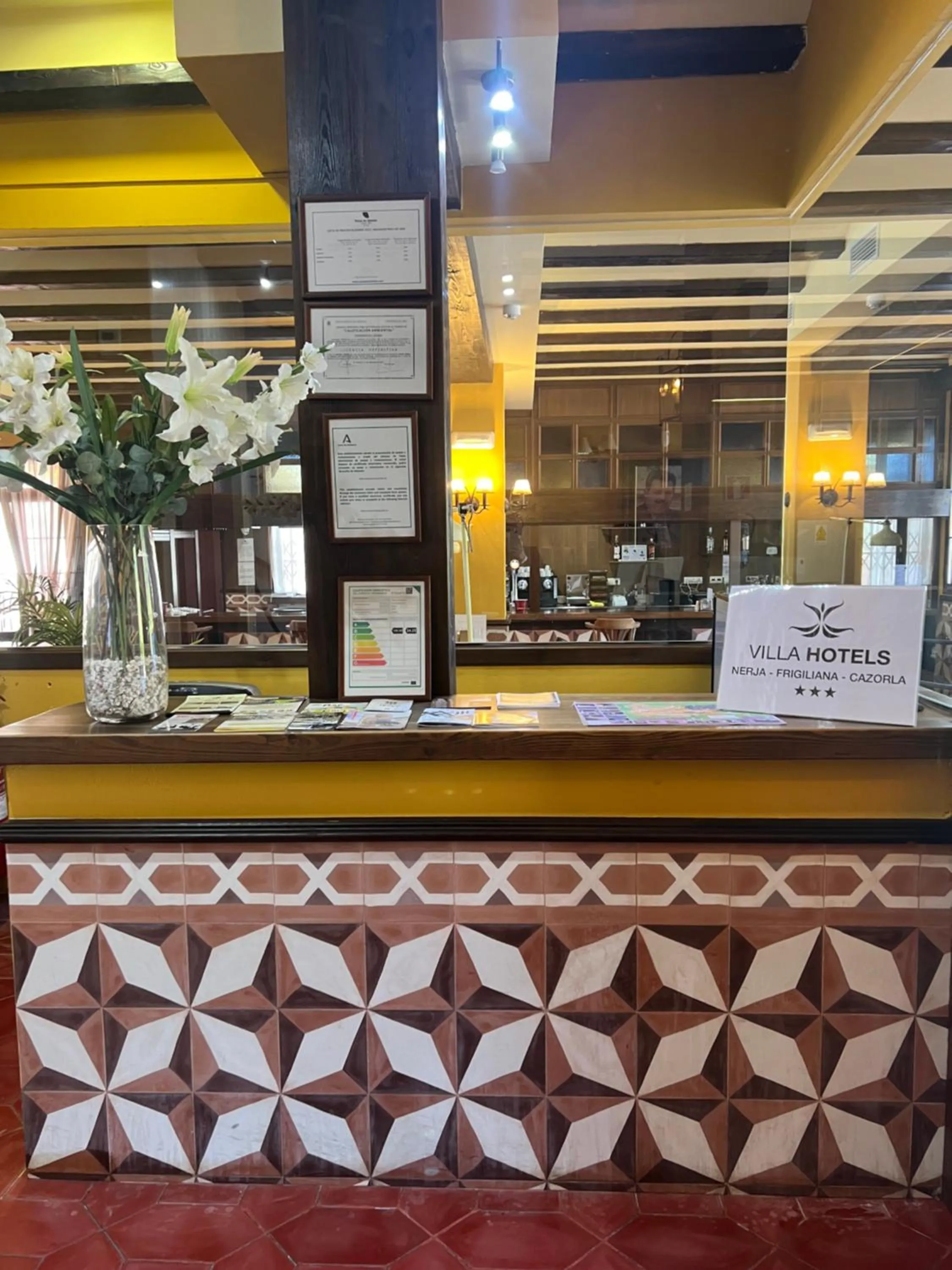 Lobby or reception in Hotel Rural Cazorla Posada del Cordobés