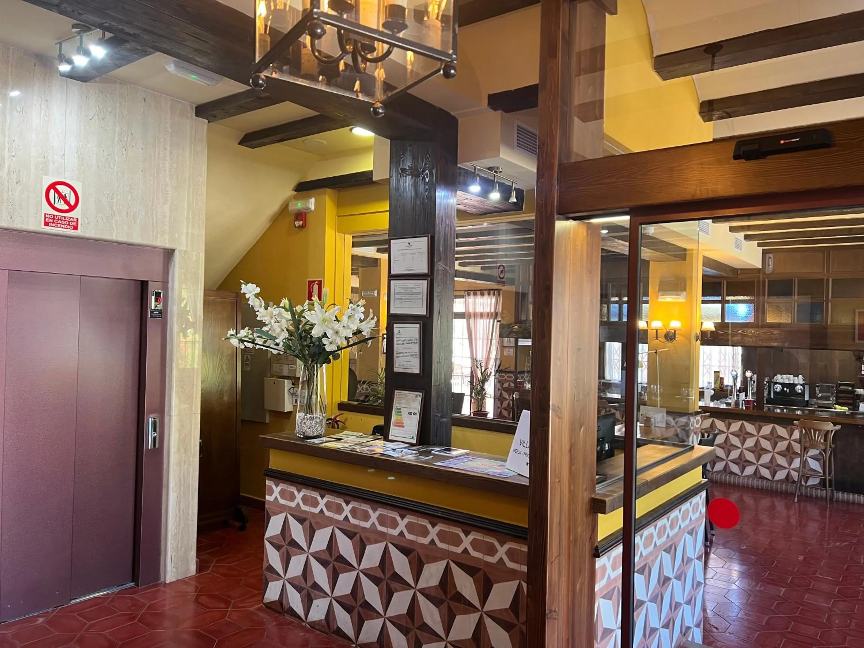 Lobby or reception in Hotel Rural Cazorla Posada del Cordobés