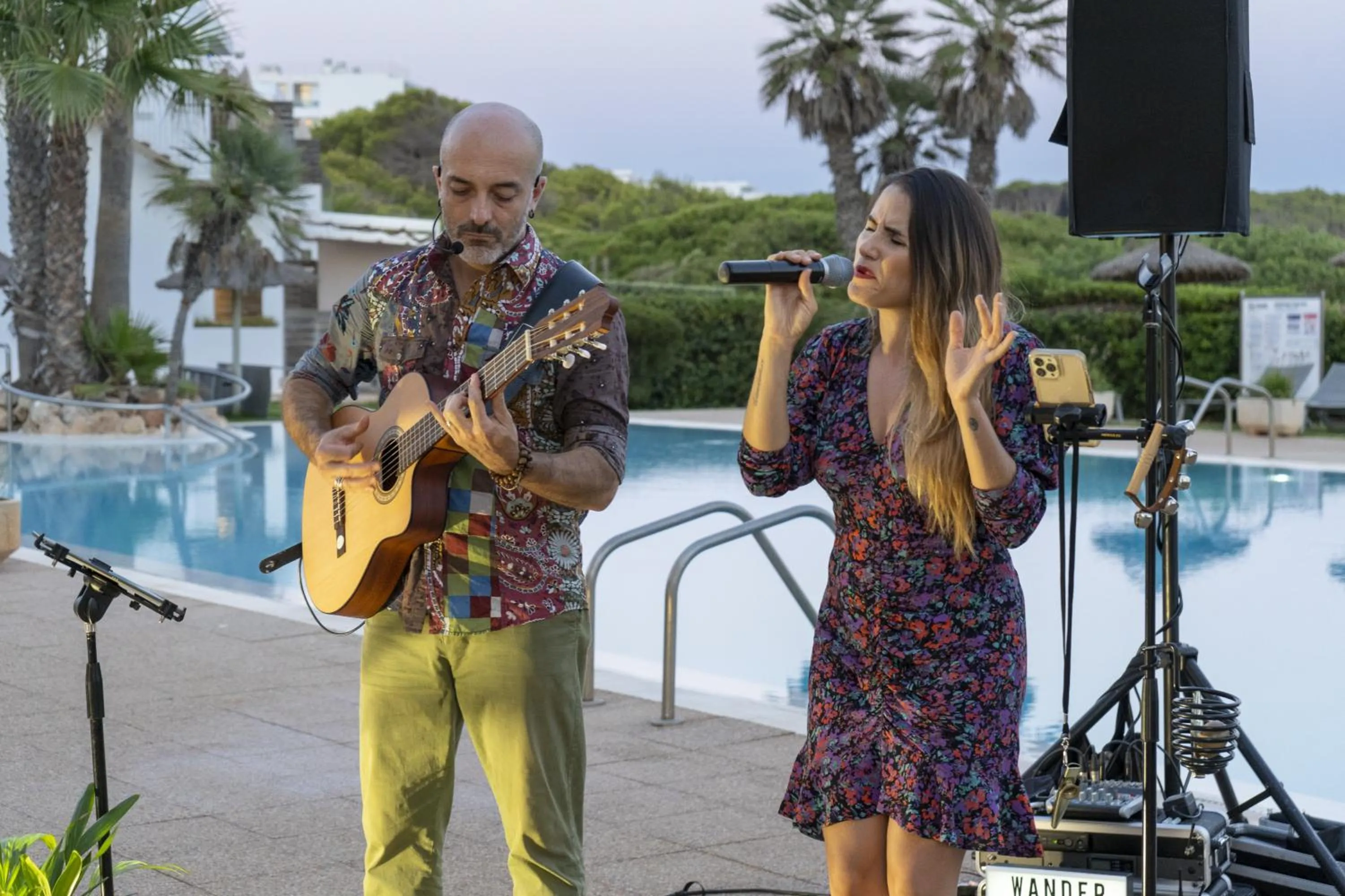 Pool view in Seth Santo Tomás