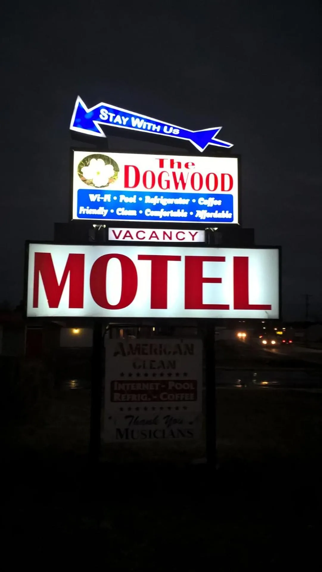 City view in Dogwood Motel