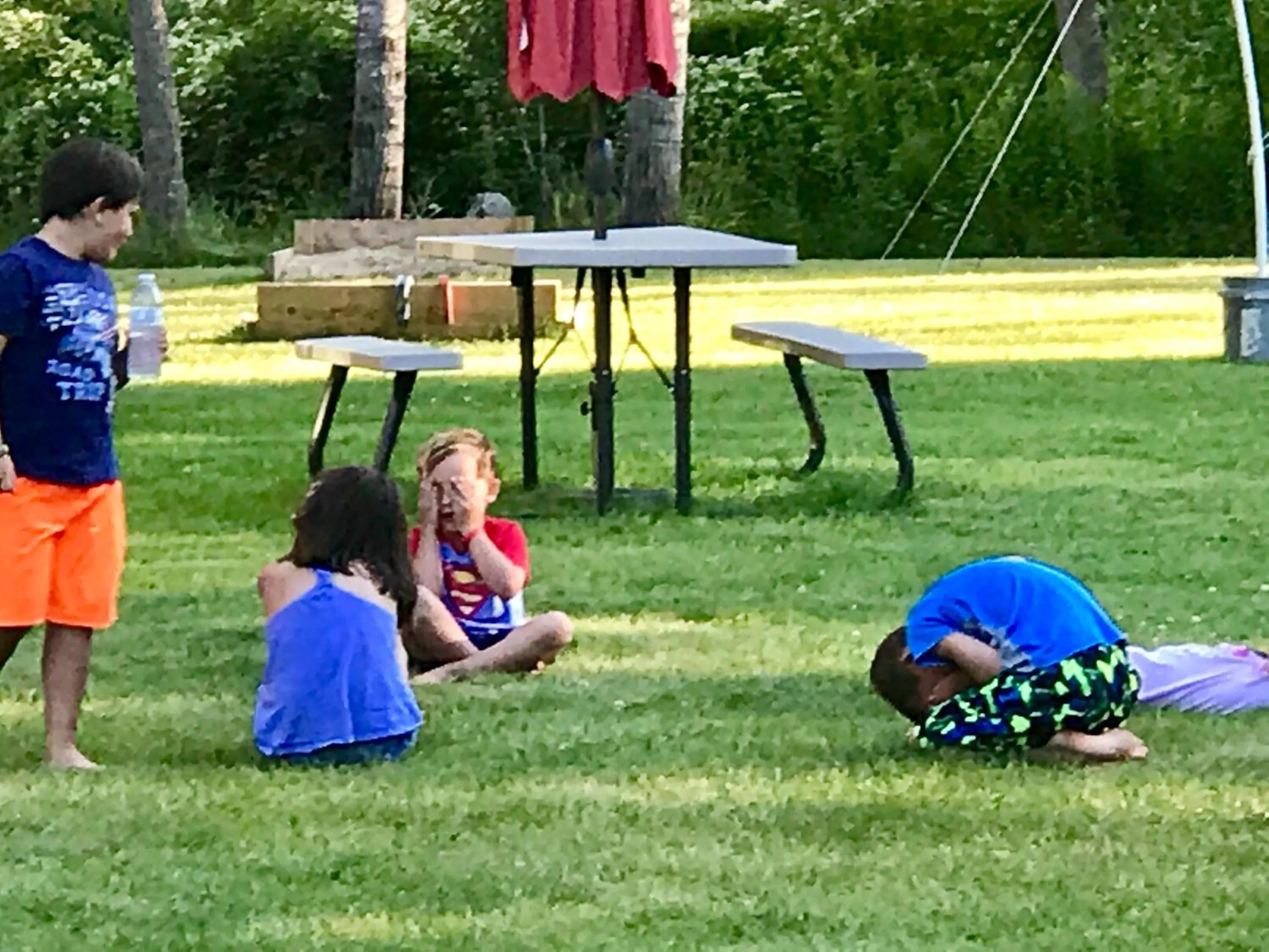 Children play ground in Cedar Ridge Cabins