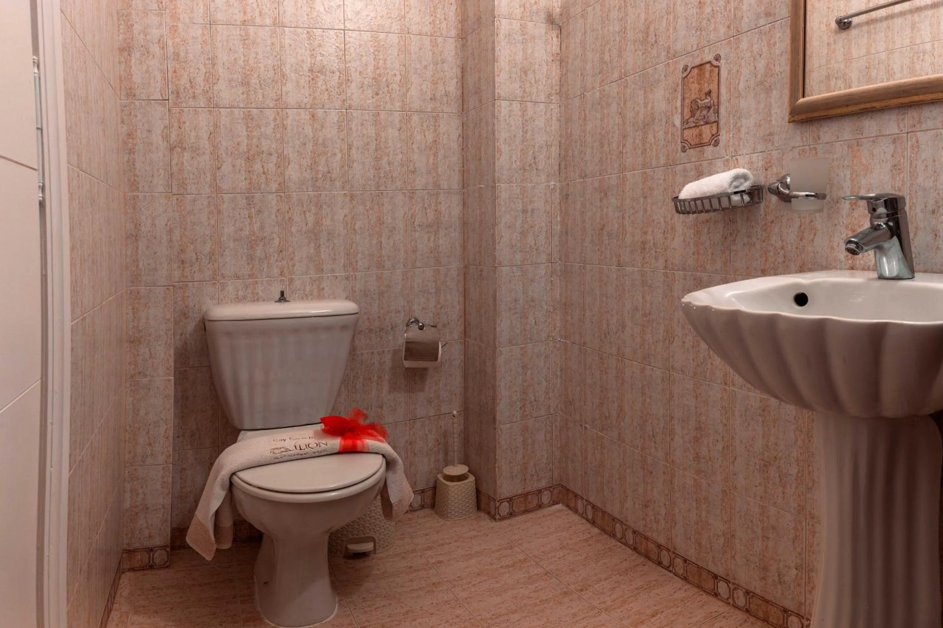 Toilet in Ilion Hotel