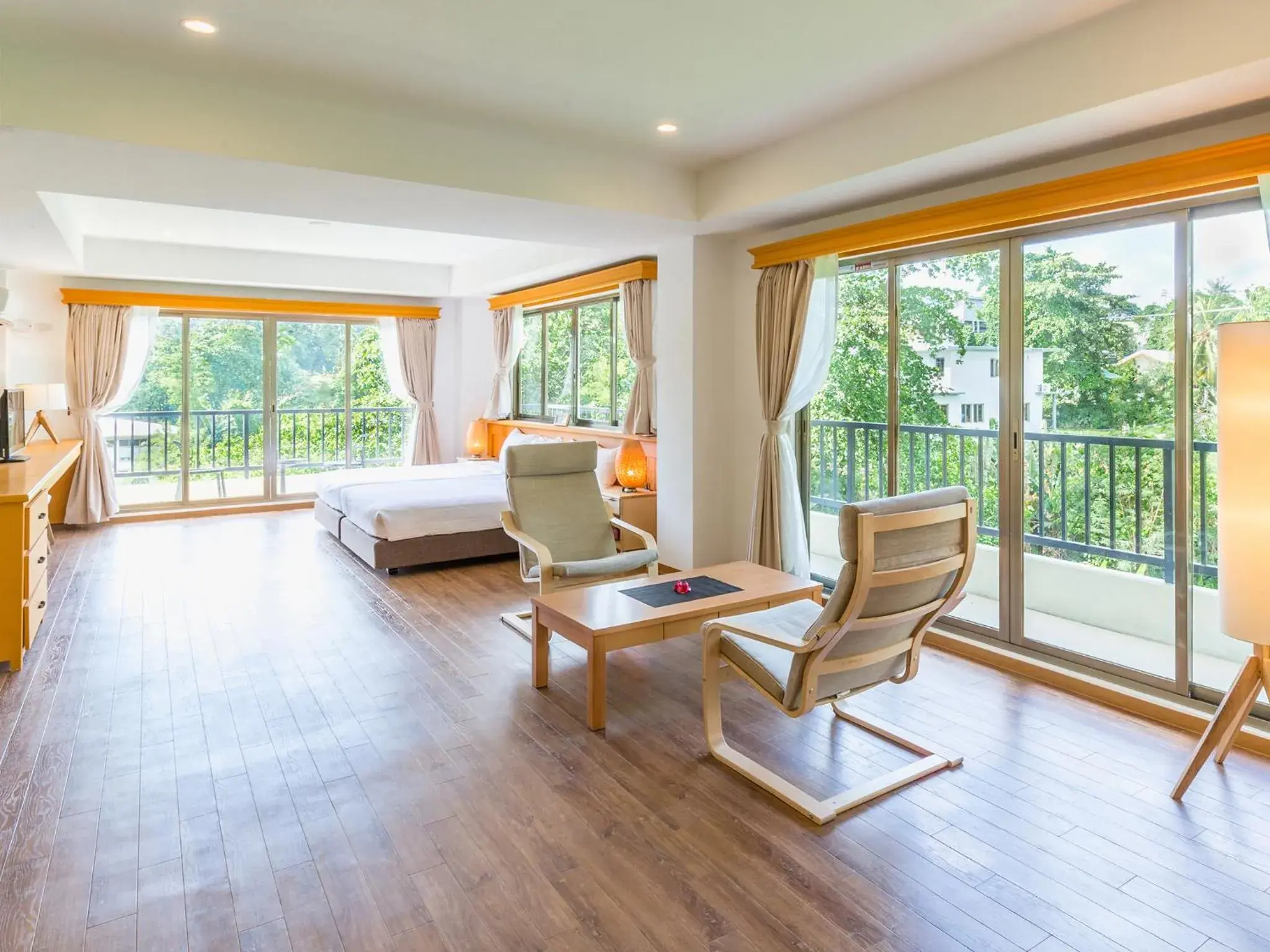 Deluxe Triple Room with Garden View (3A + 3C) in Garden Palace Downtown Koror Deluxe Triple Room with Garden View (3A + 3C) in Garden Palace Downtown Koror