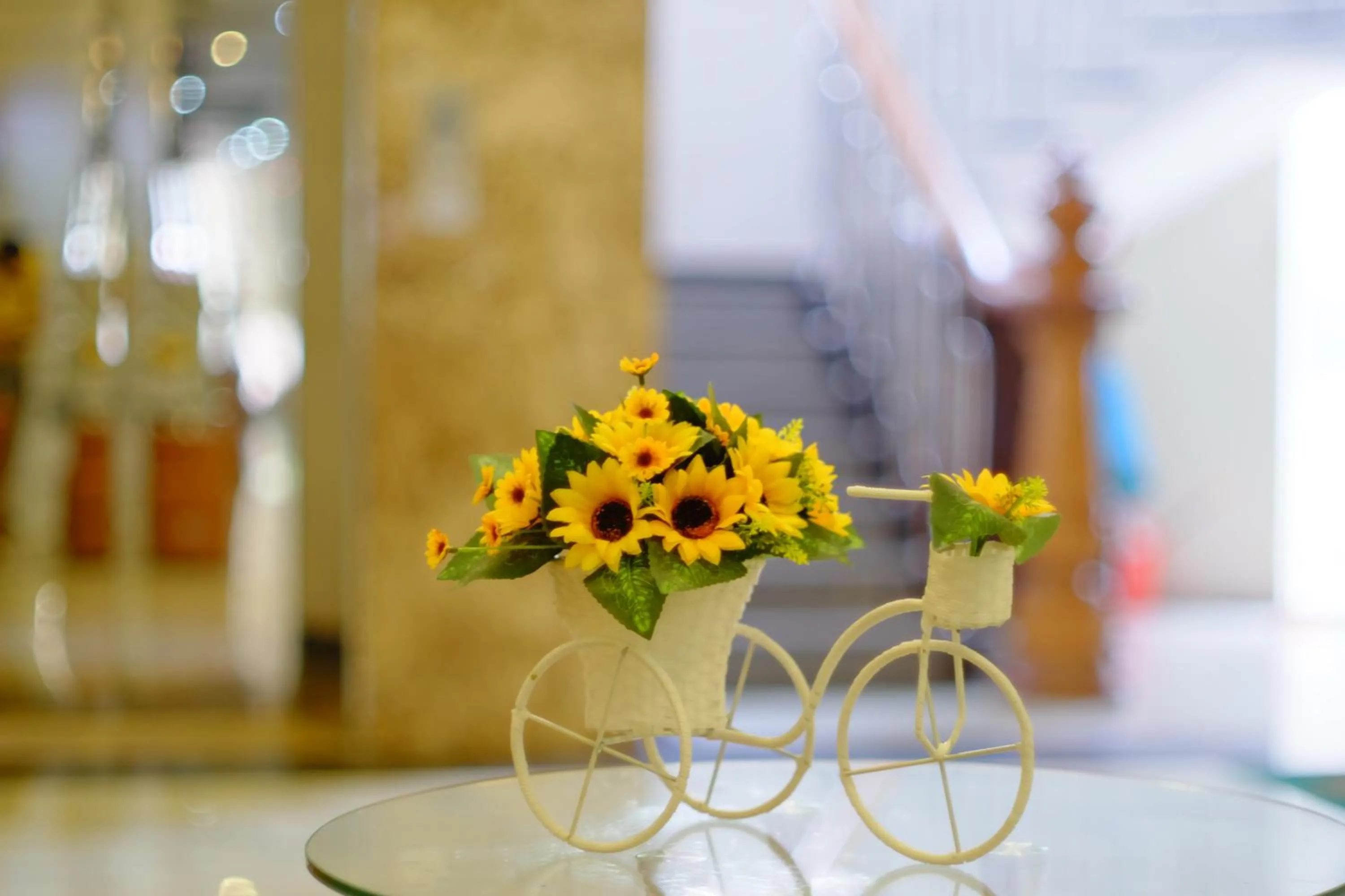 Decorative detail in Thành Hoàng Châu Boutique Hotel