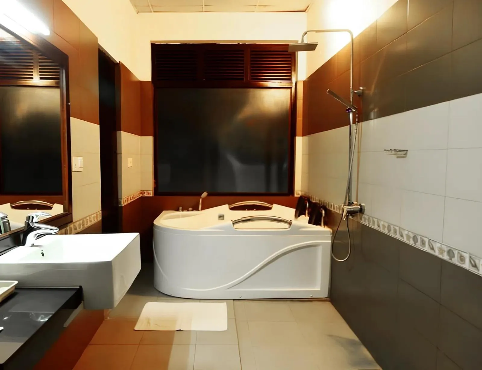 Bathroom in Hikkaduwa Beach Hotel - Valentines Day Special Packages Included in Room Rate