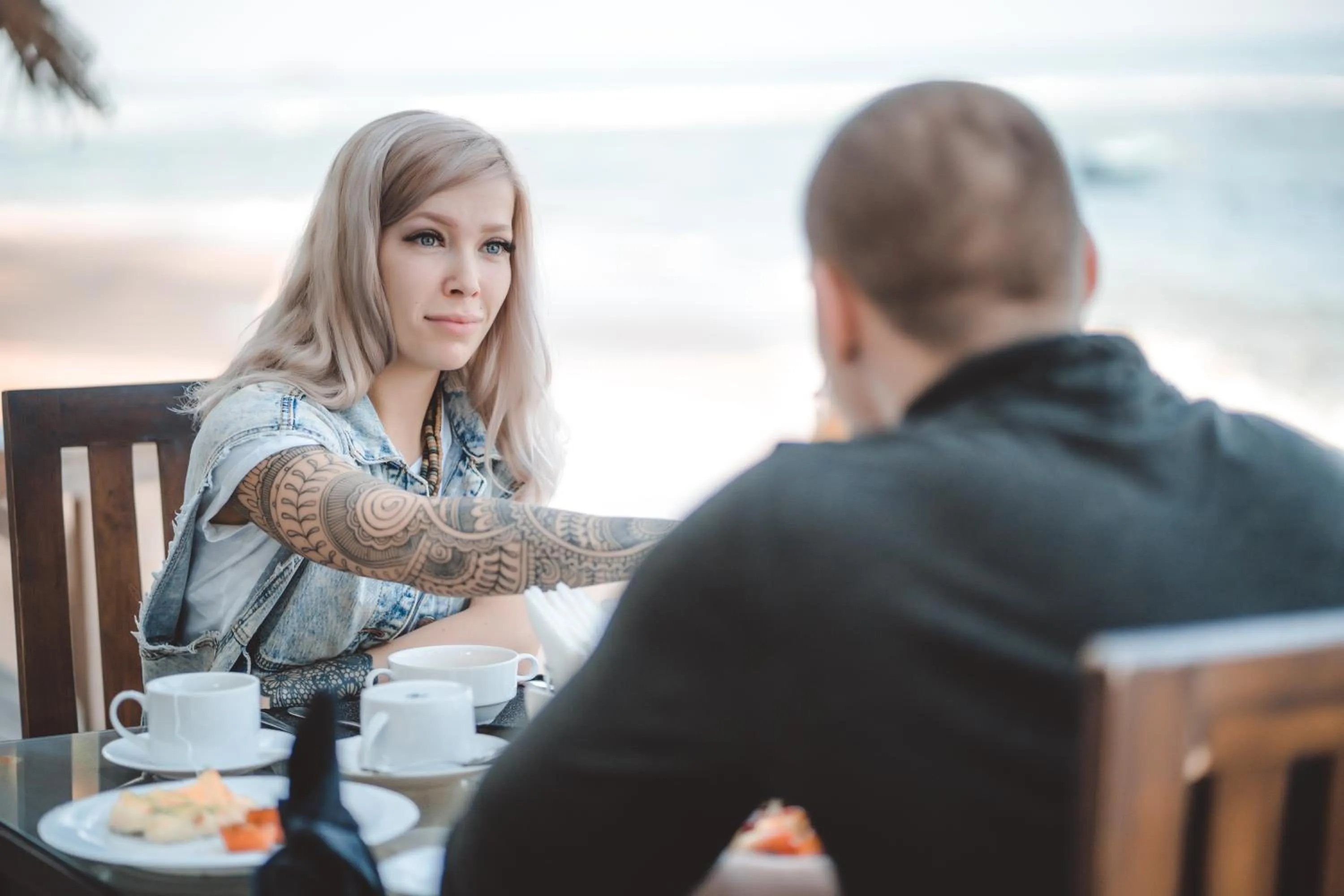 People in Hikkaduwa Beach Hotel