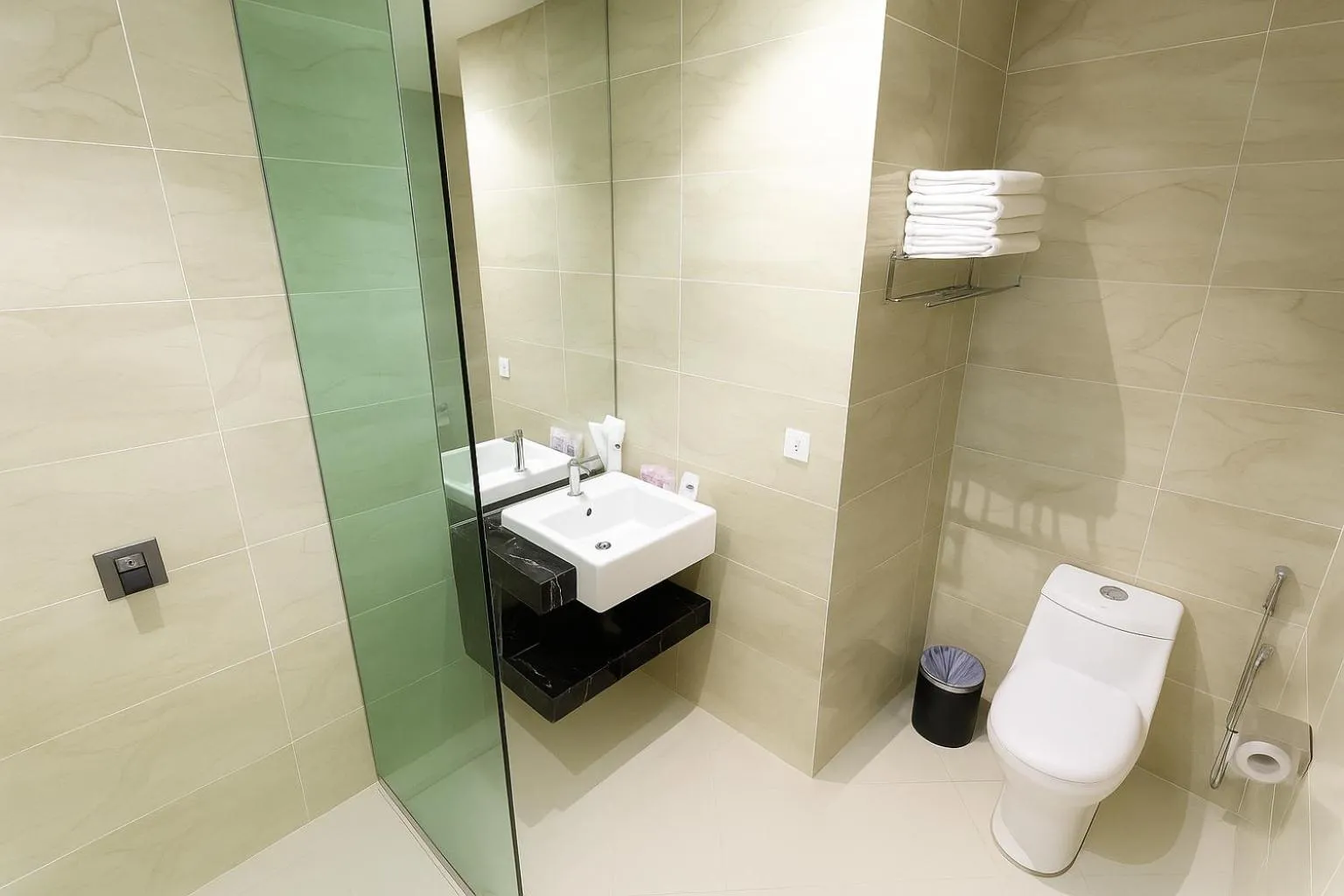 Toilet in THE REED HOTEL MELAKA formerly known as E-Red Hotel Melaka