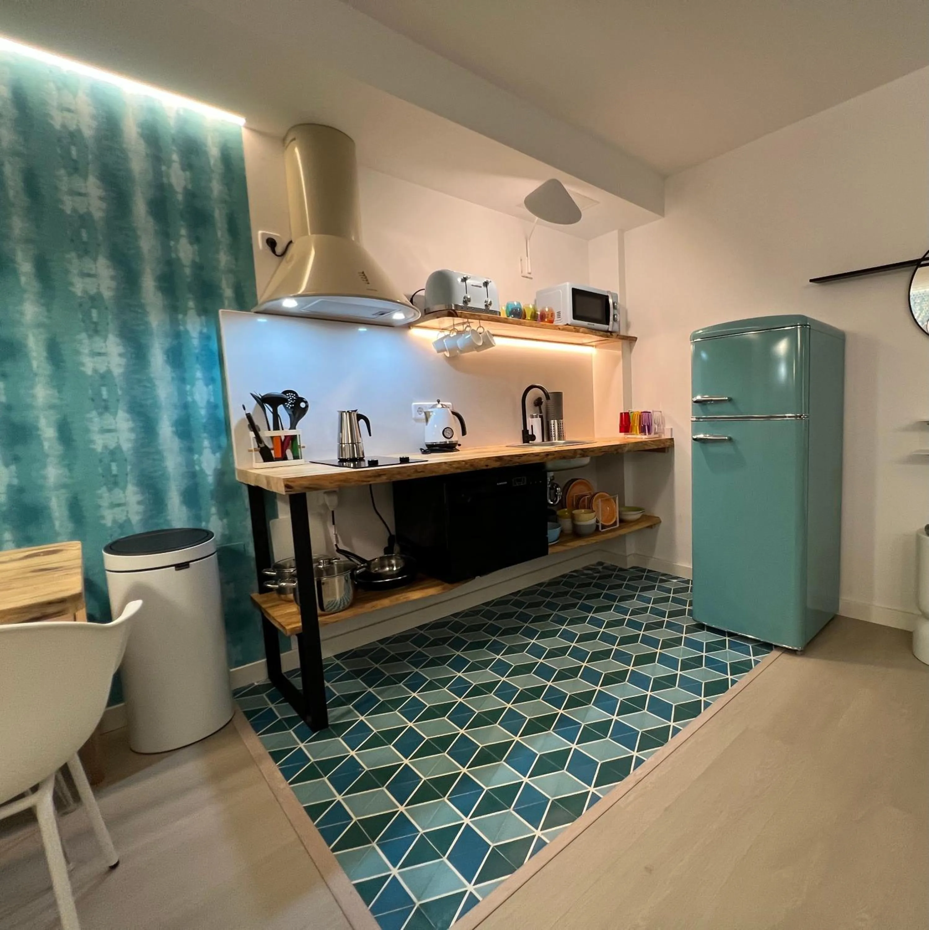 Kitchen or kitchenette in Boutique Apartments Poniente Playa