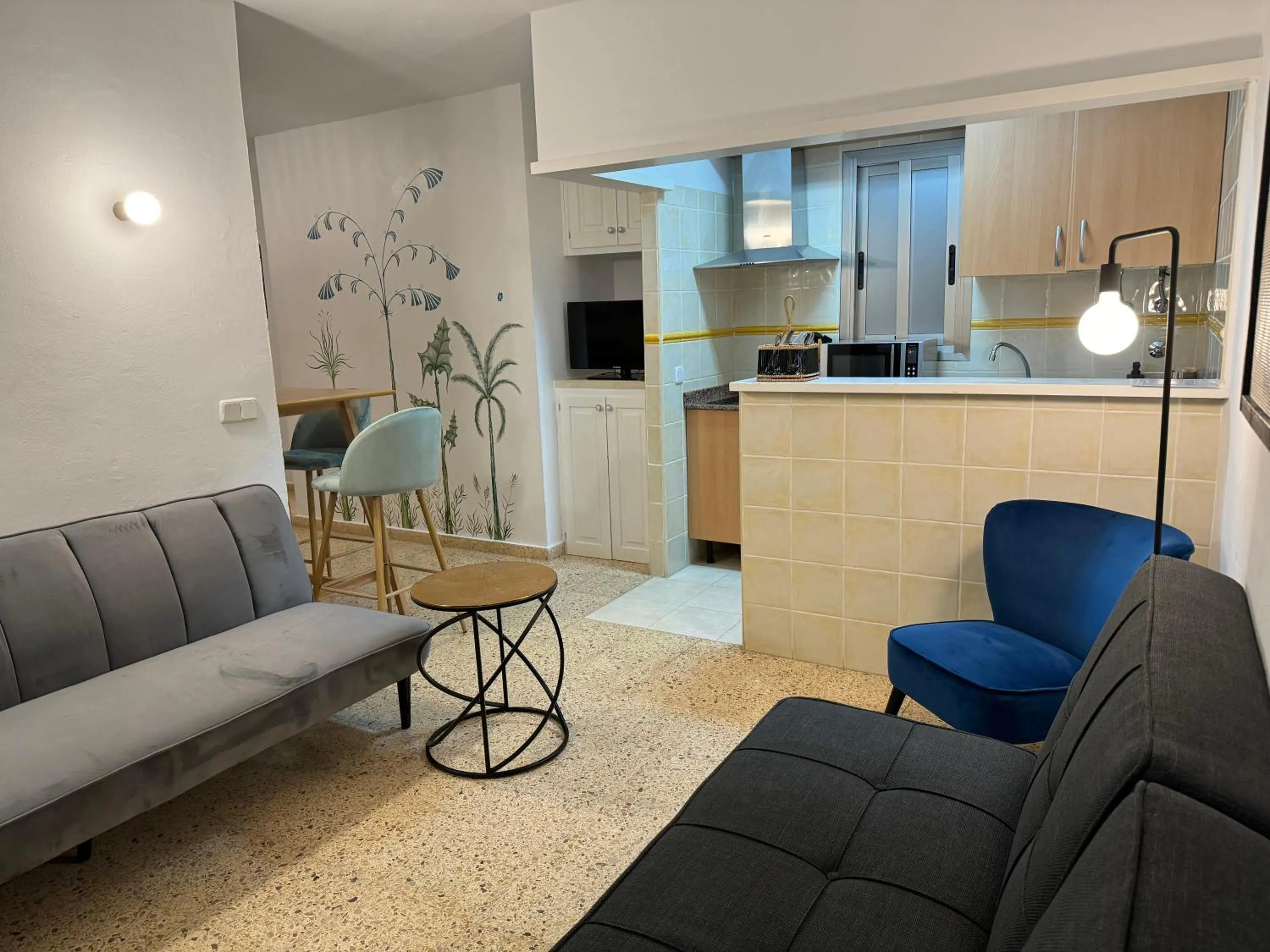Kitchen or kitchenette in Boutique Apartments Poniente Playa