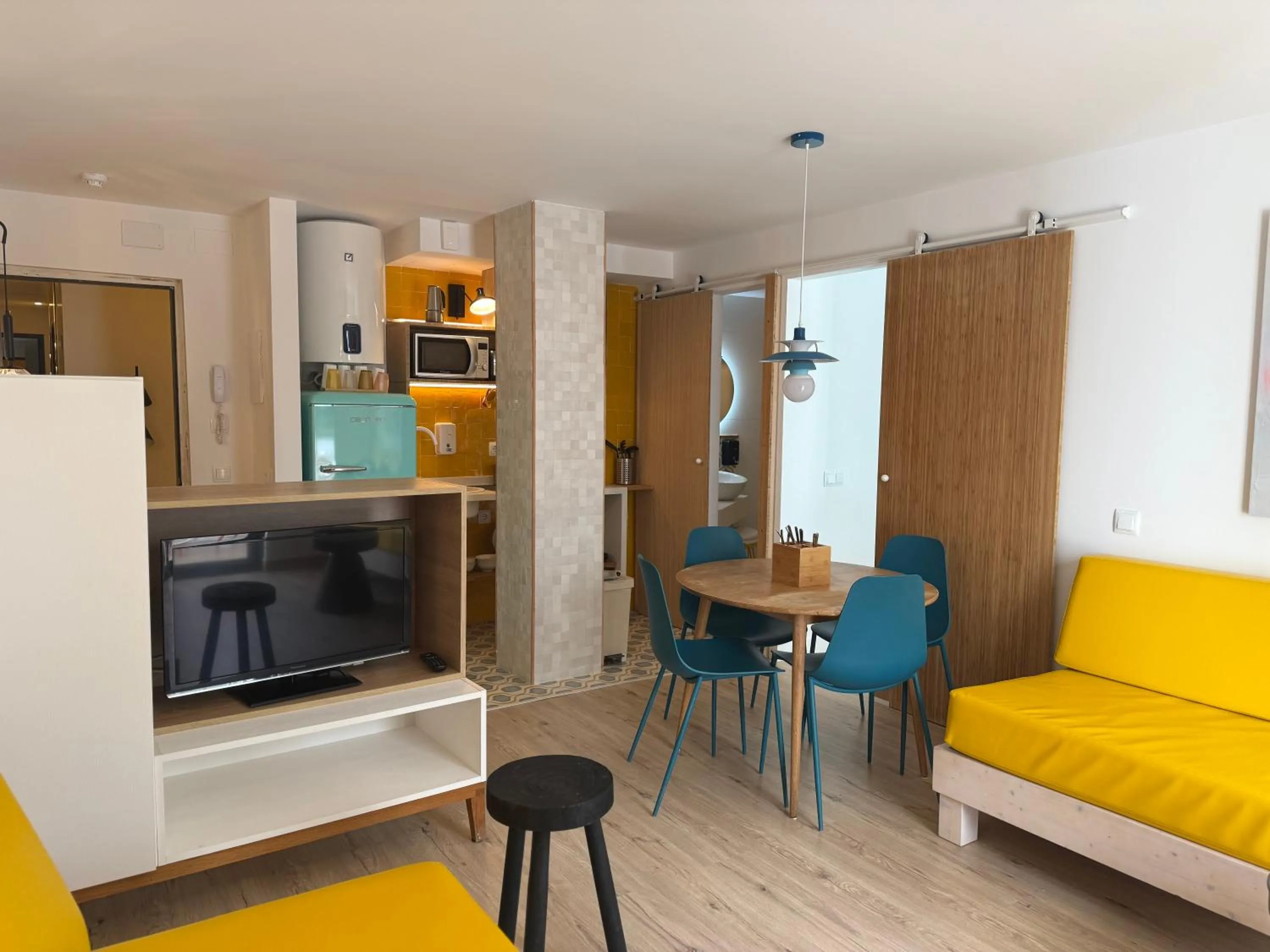 Kitchen or kitchenette in Boutique Apartments Poniente Playa