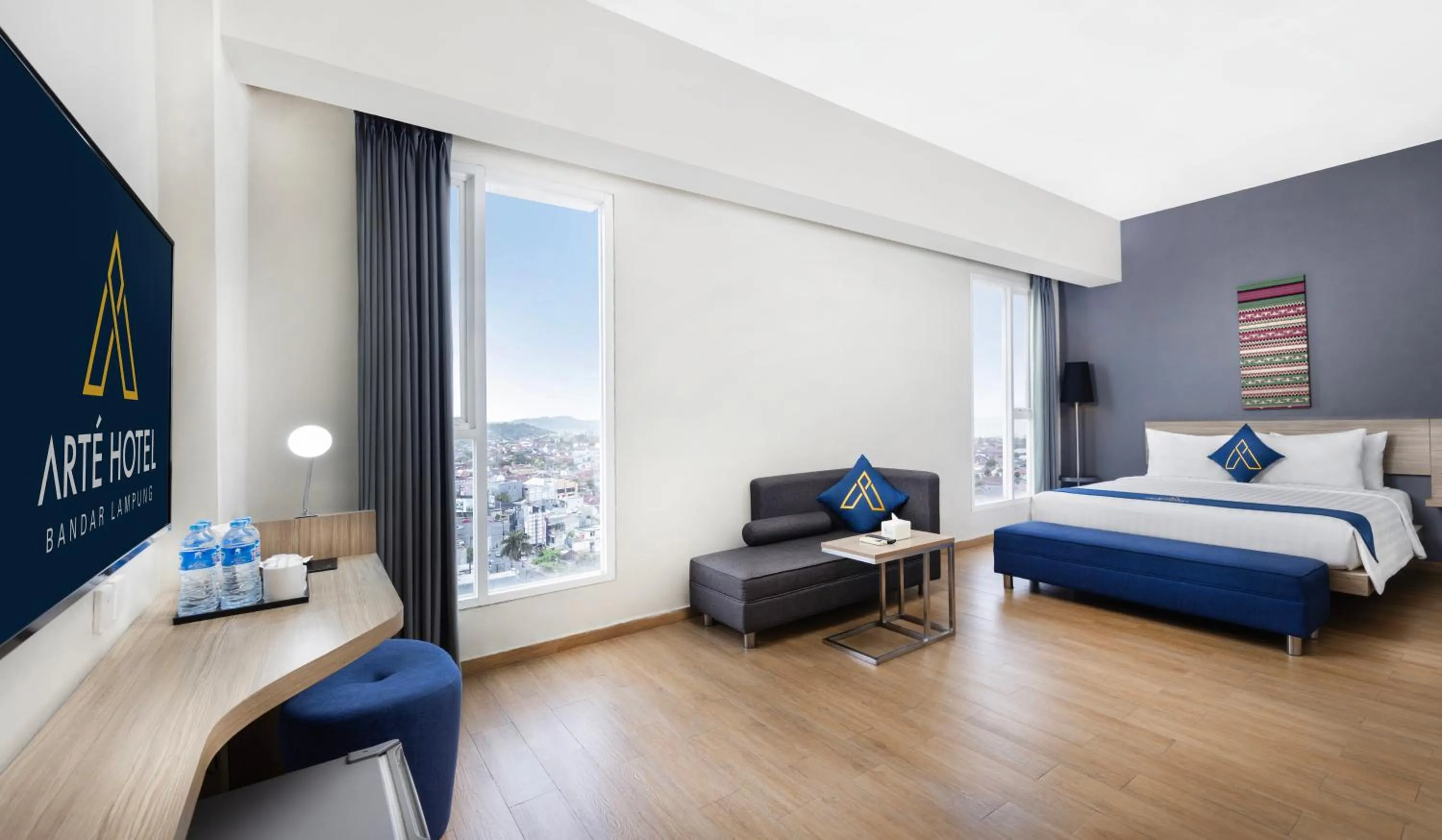 Bed in Whiz Prime Hotel Ahmad Yani Lampung