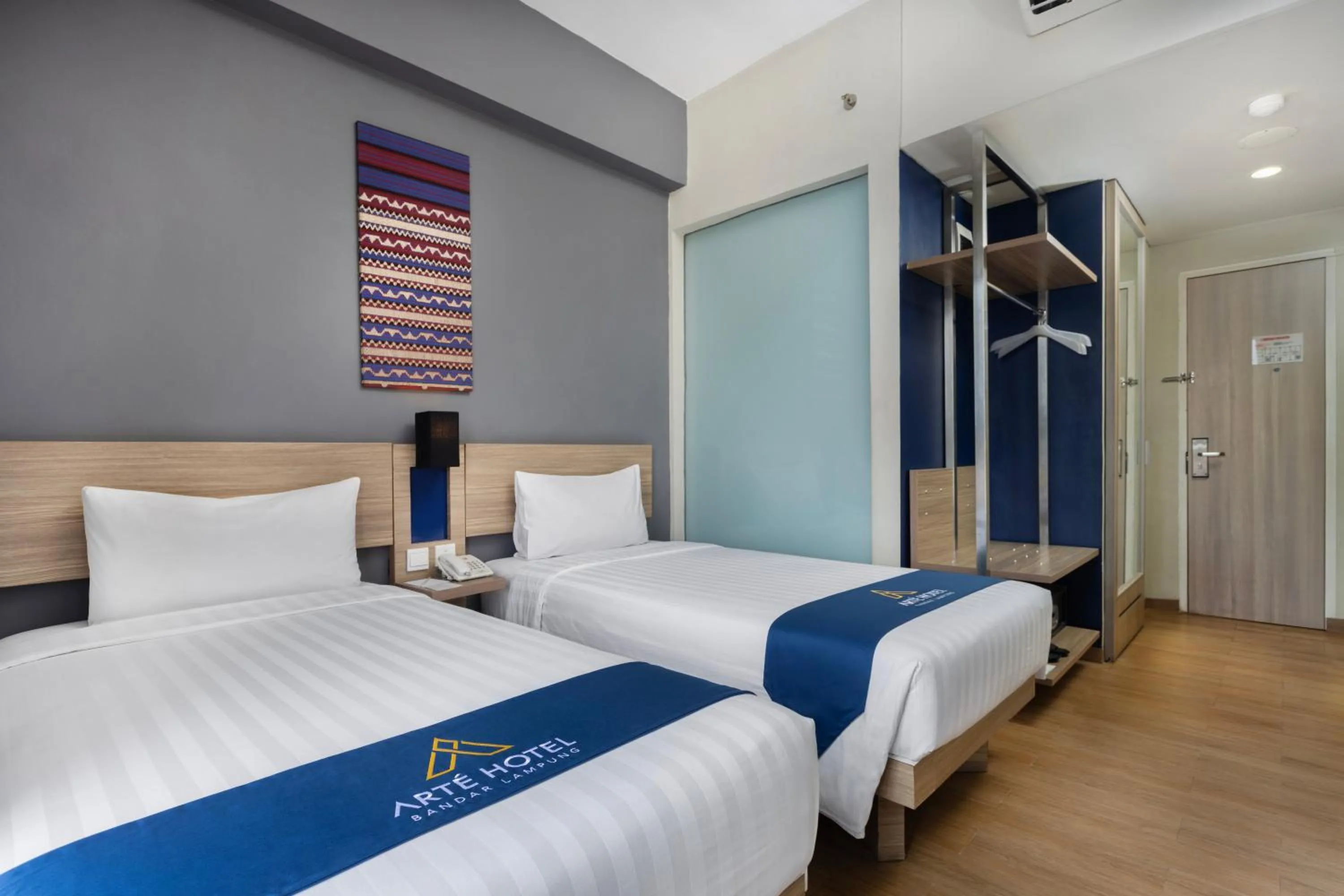 Bed in Whiz Prime Hotel Ahmad Yani Lampung