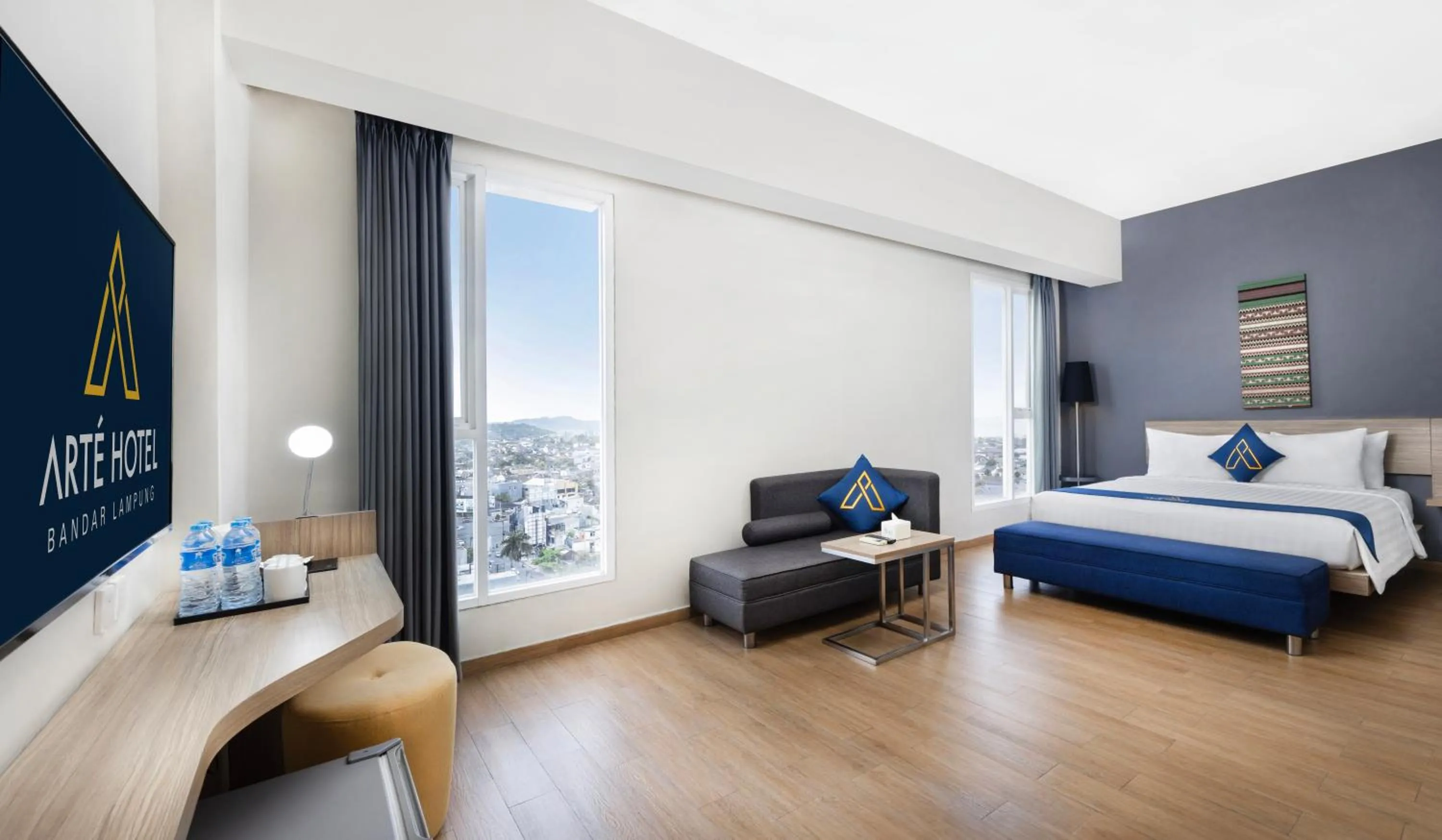 Bed in Whiz Prime Hotel Ahmad Yani Lampung