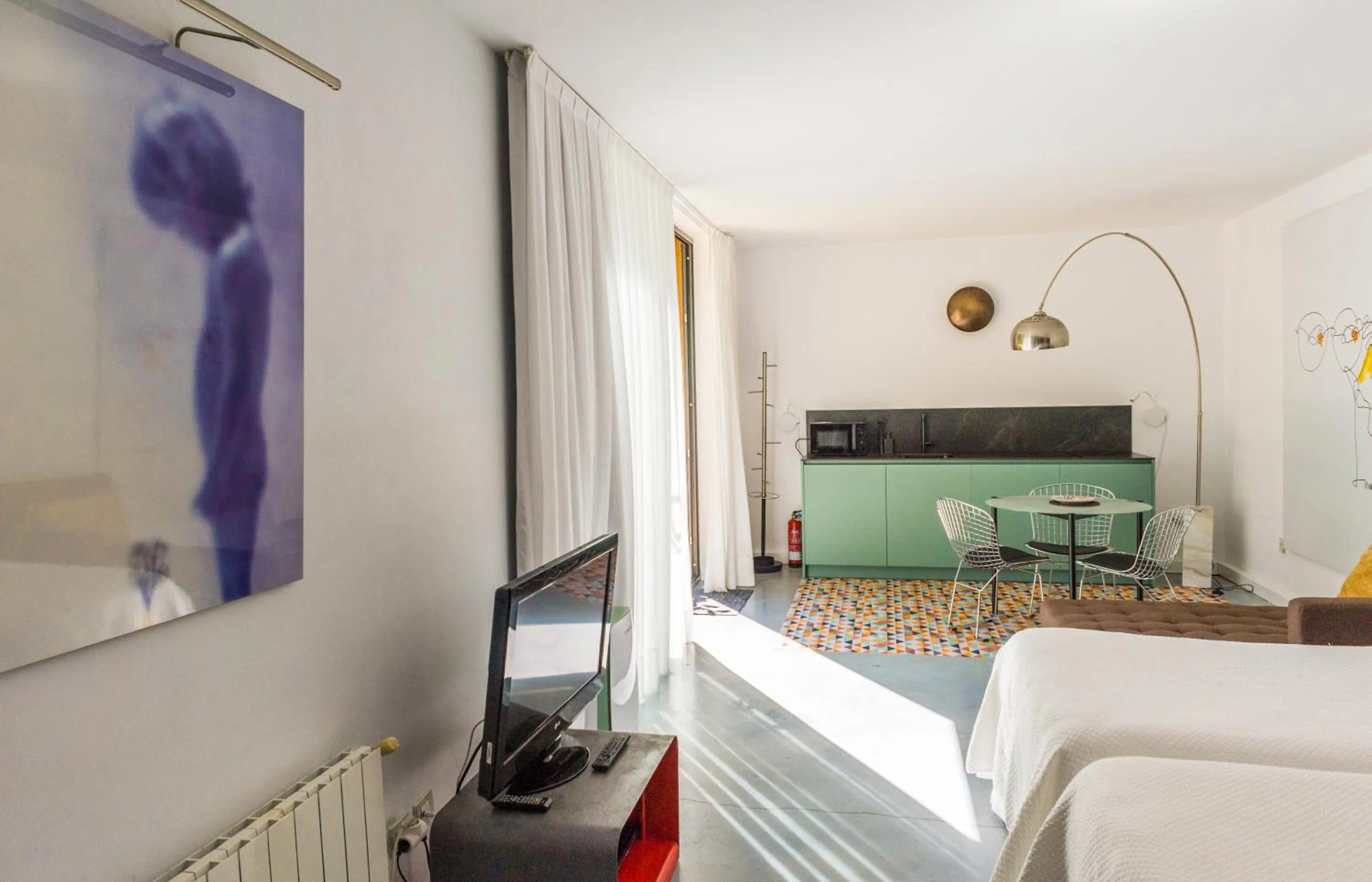 Dining area, Bed in La Posada
