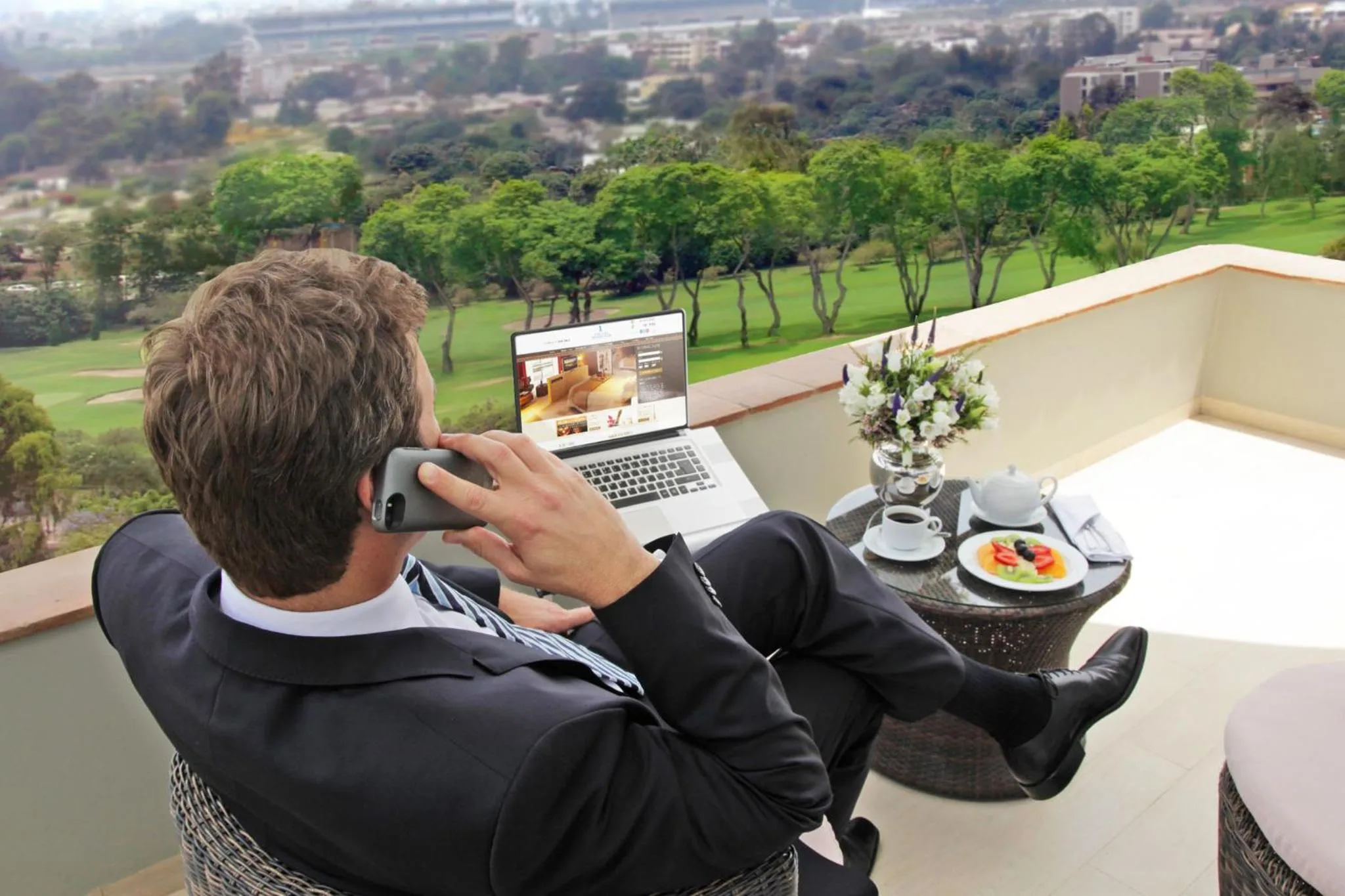 Balcony/Terrace in Casa Andina Premium Golf Los Incas