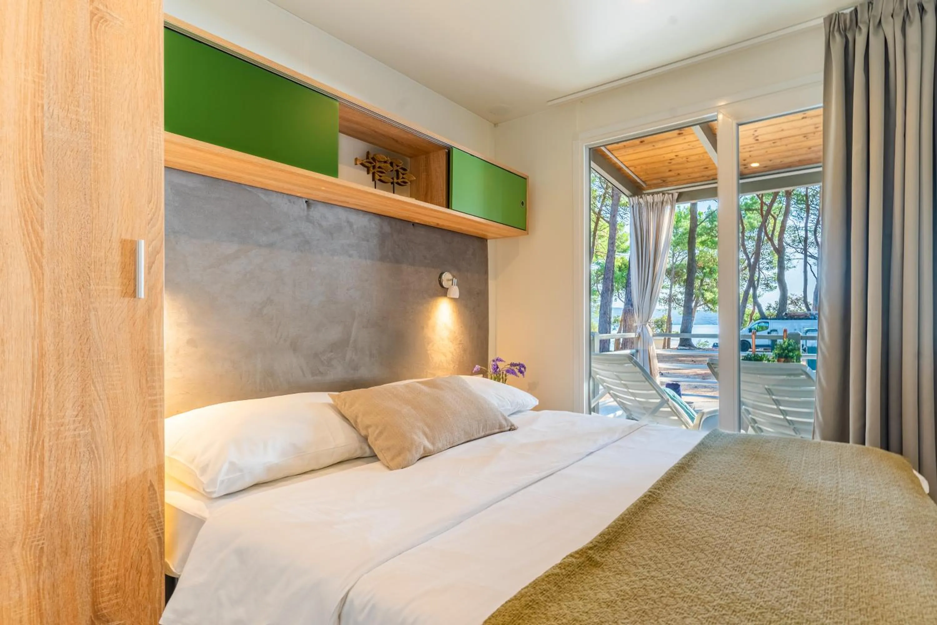 Bedroom, Bed in Mobile Homes Rapoća