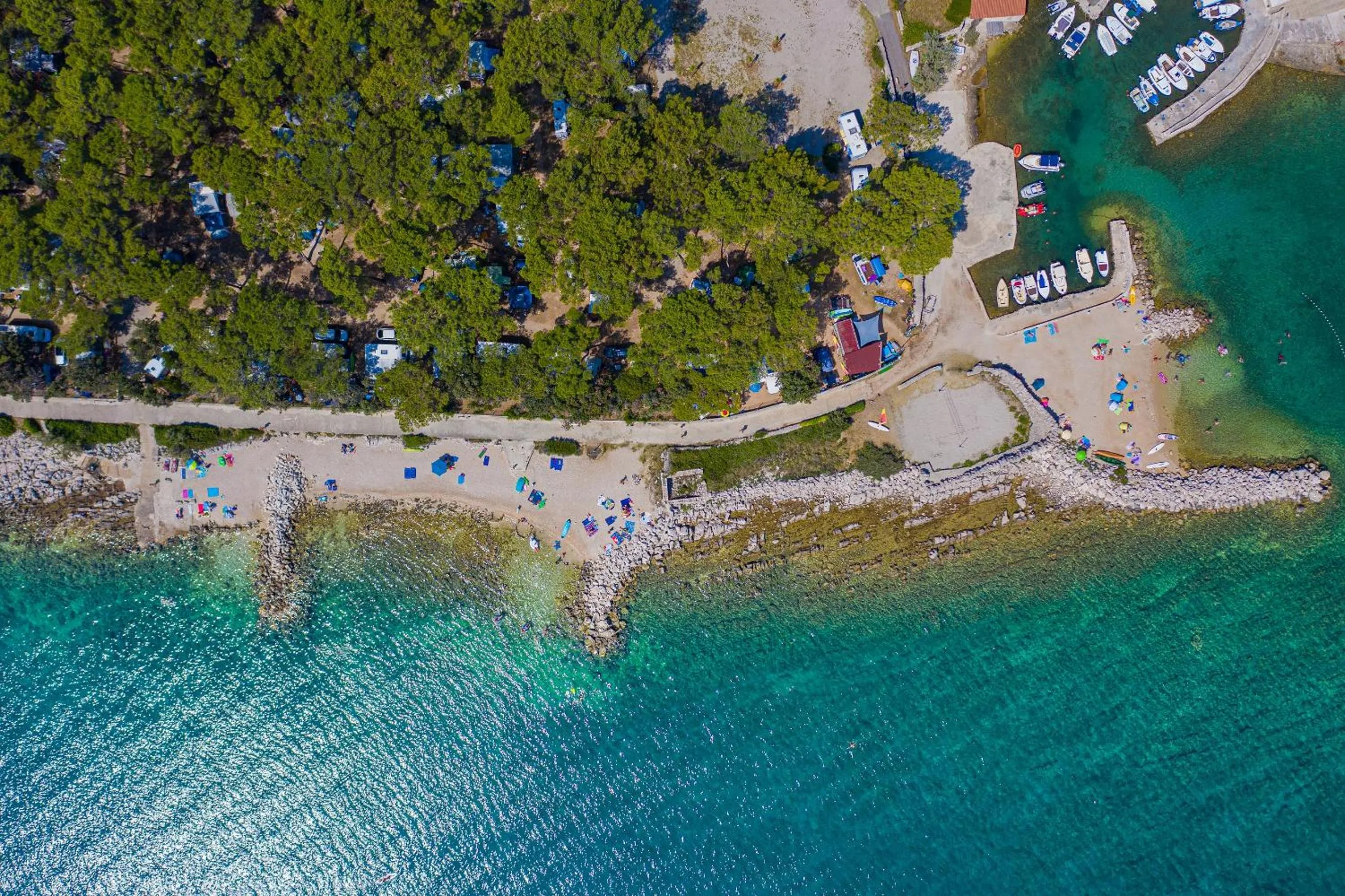 Bird's eye view in Mobile Homes Rapoća