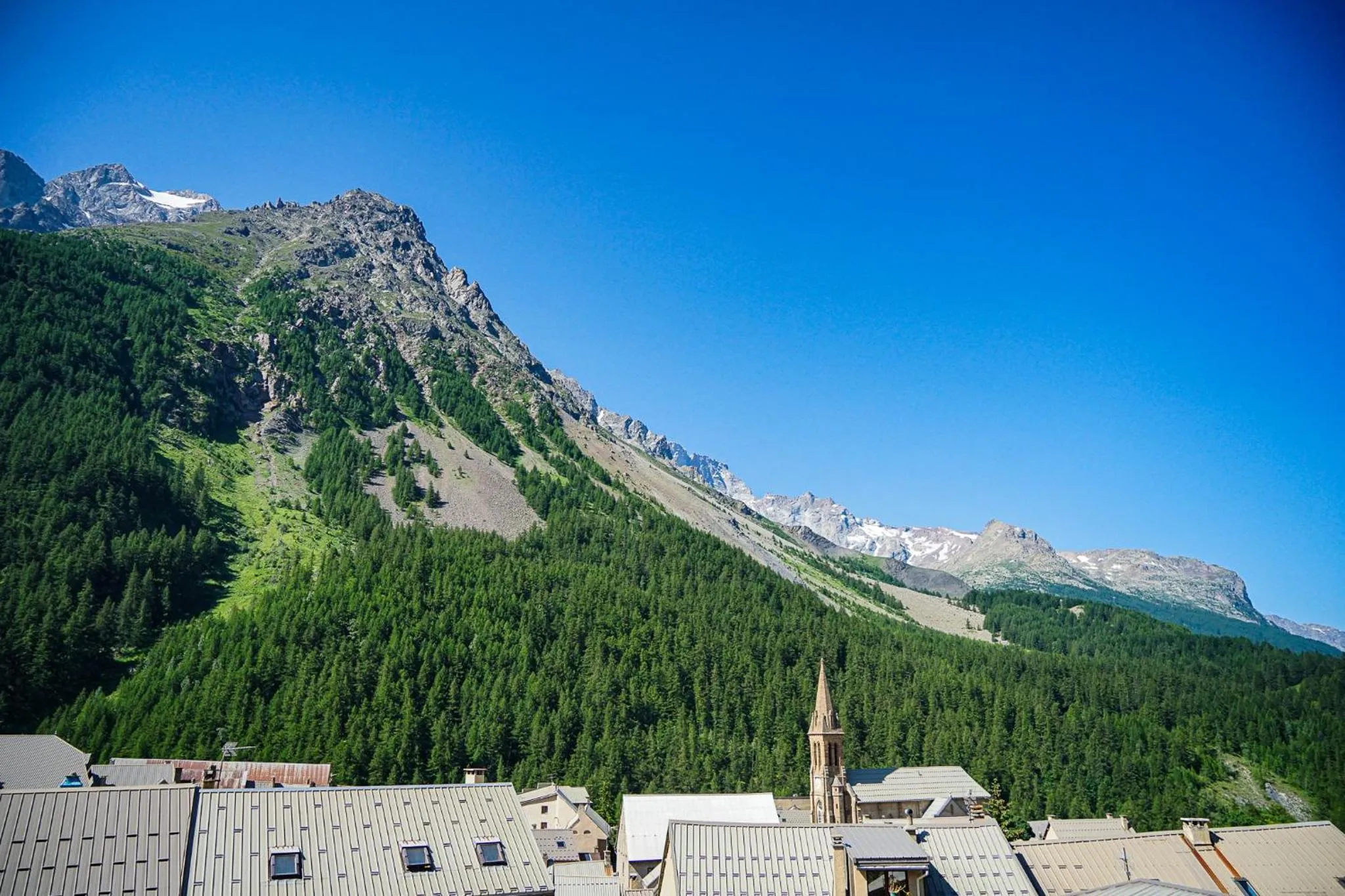 Mountain view in Hotel Le Faranchin