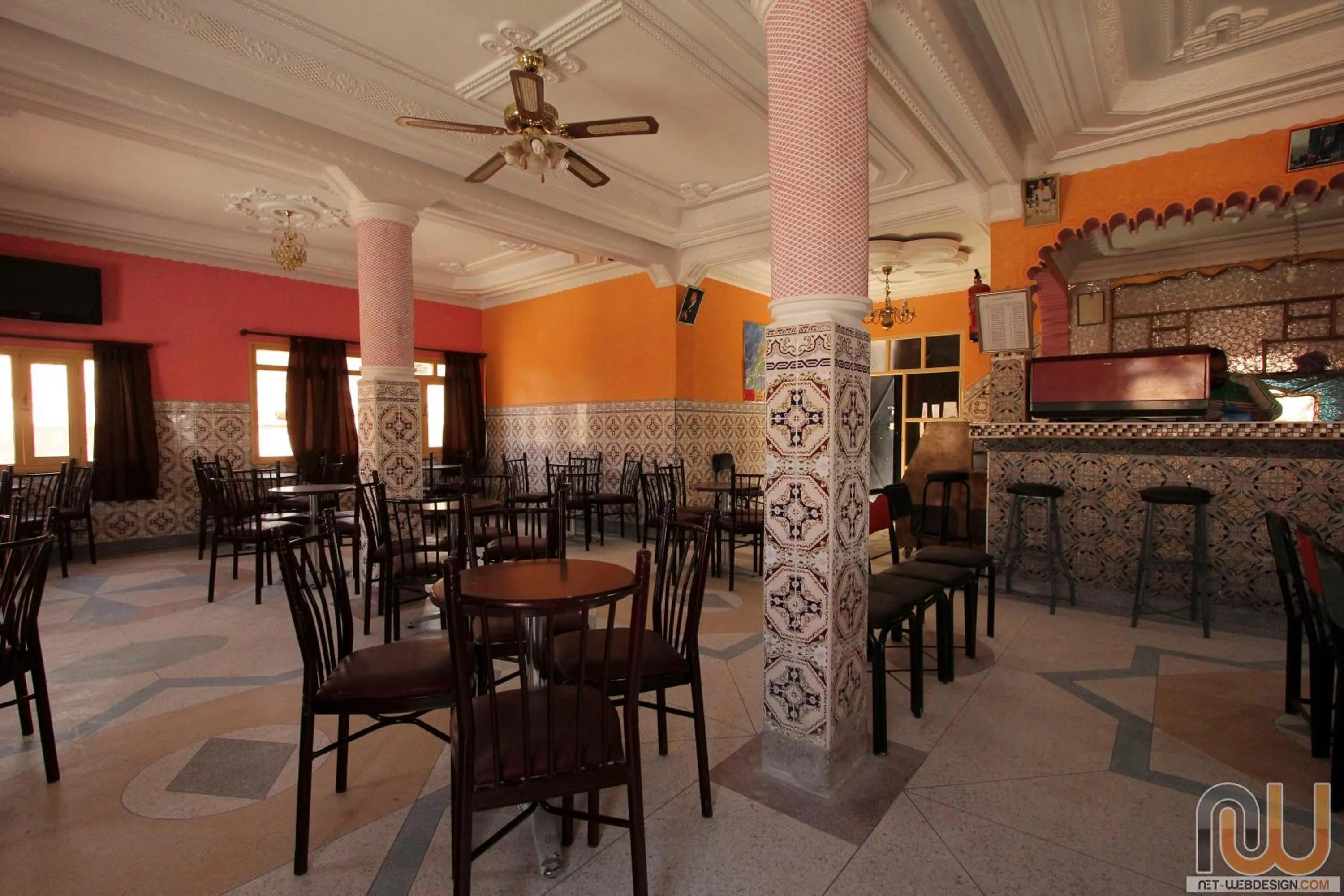 Lounge or bar in Hôtel Amgoune