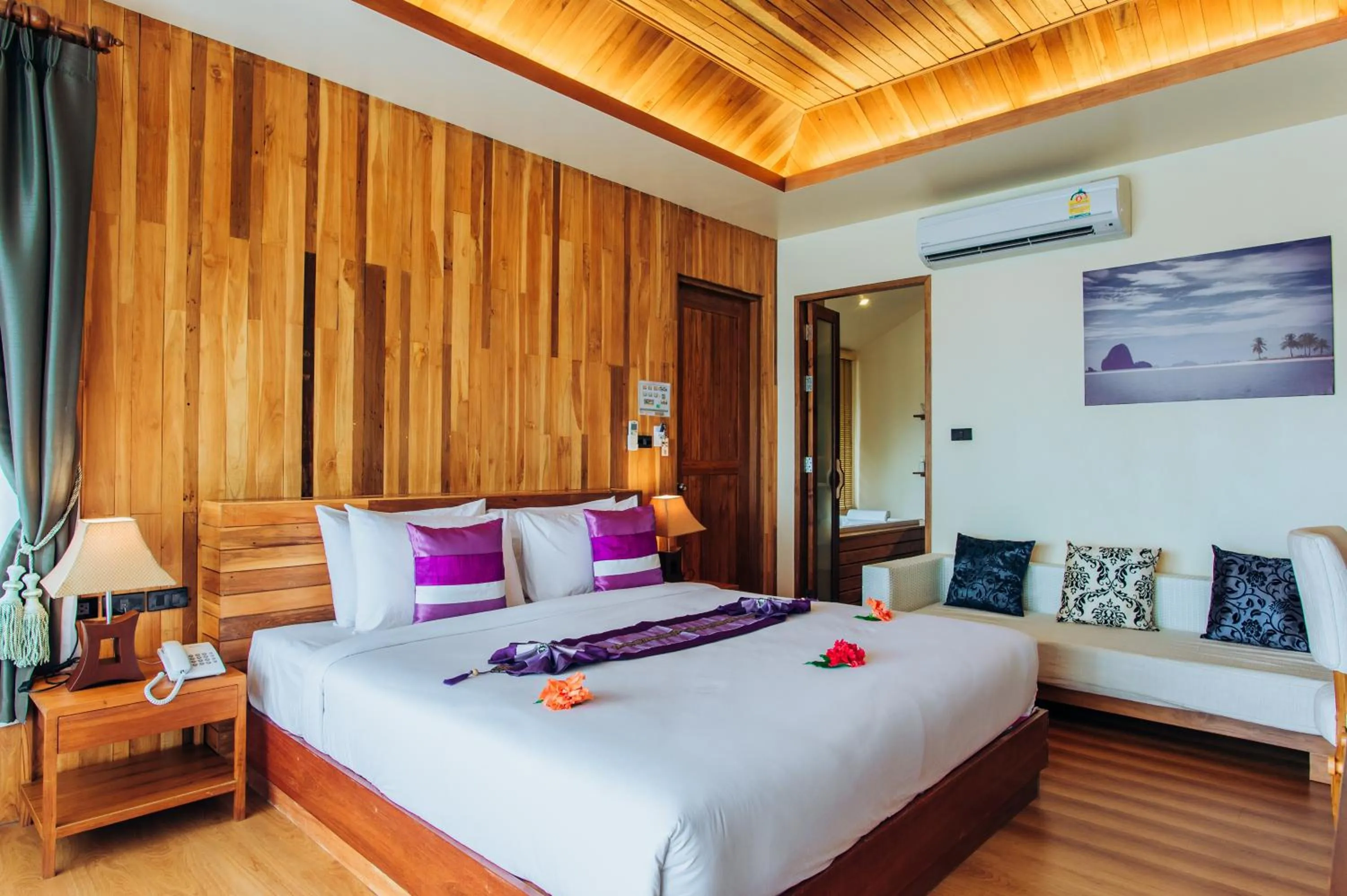 Bedroom, Bed in Koh Yao Yai Hillside Resort