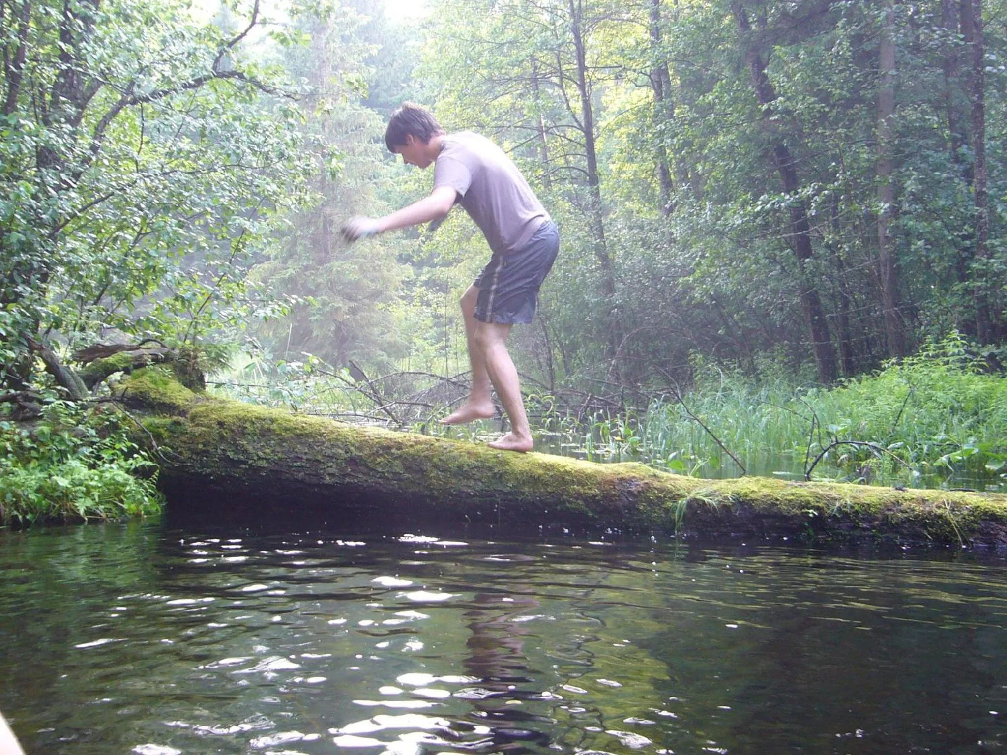 Canoeing in Labanoras