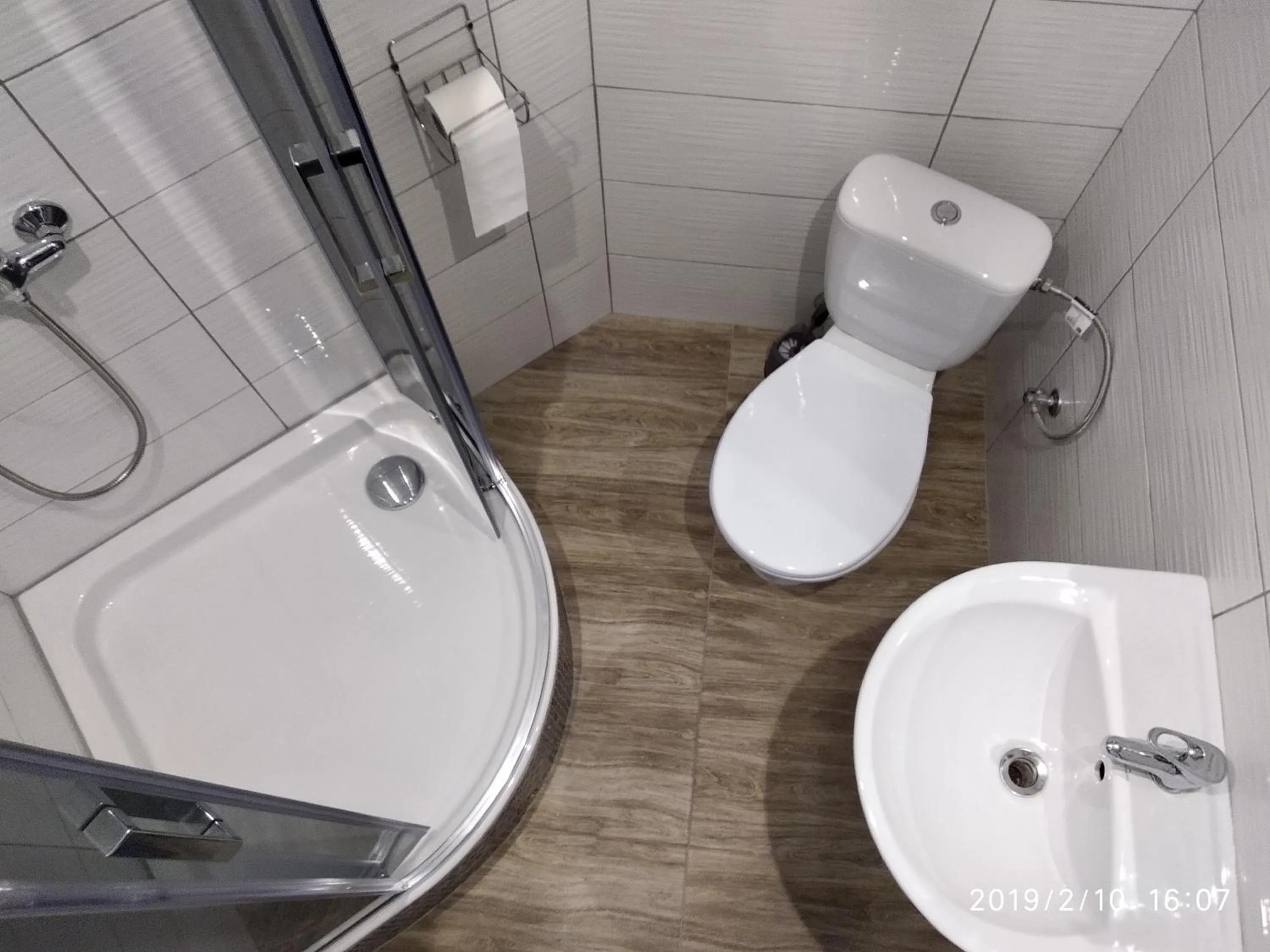 Shower in Hotelik Krakowiak