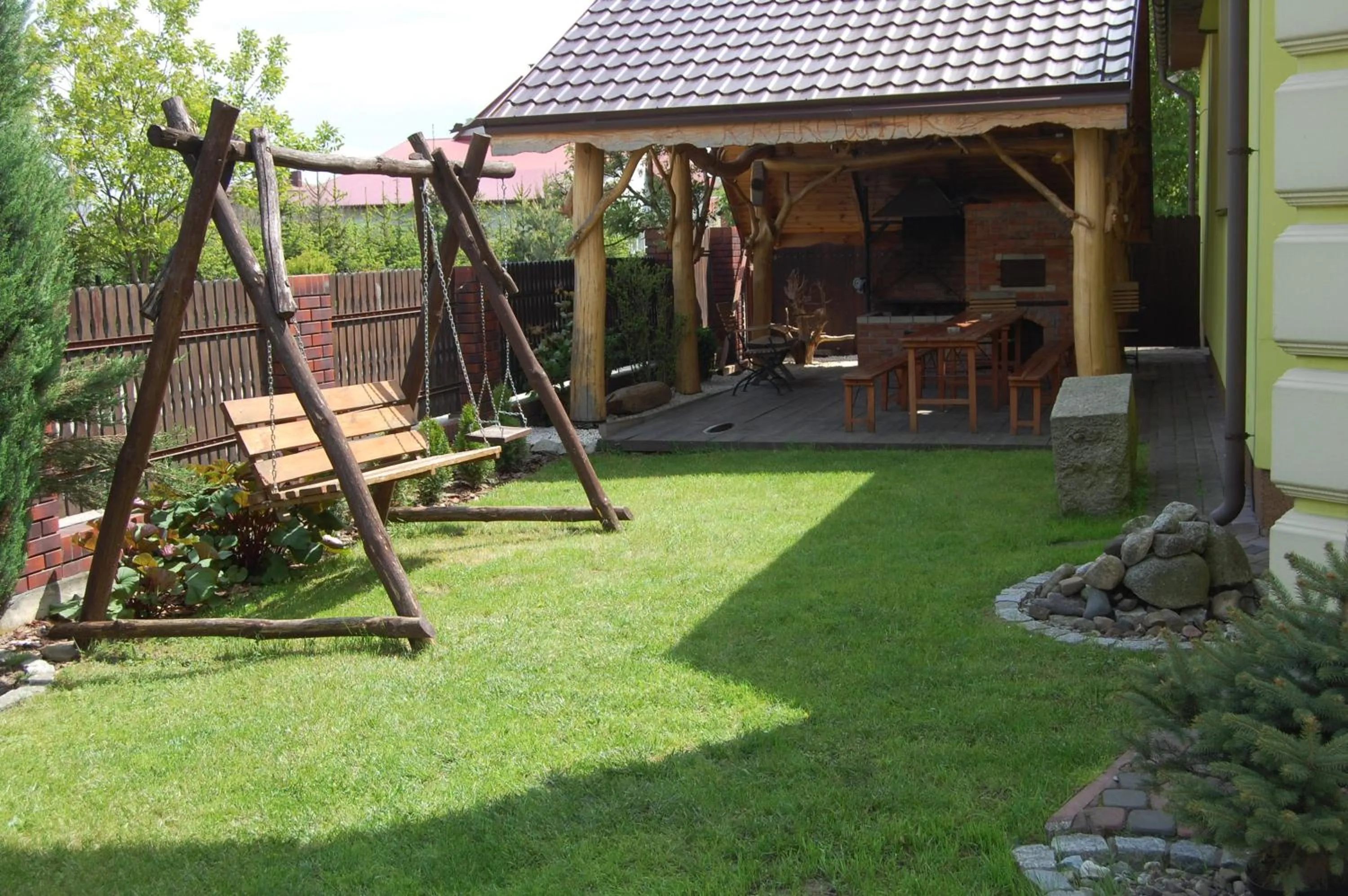 BBQ facilities in Hotelik Krakowiak