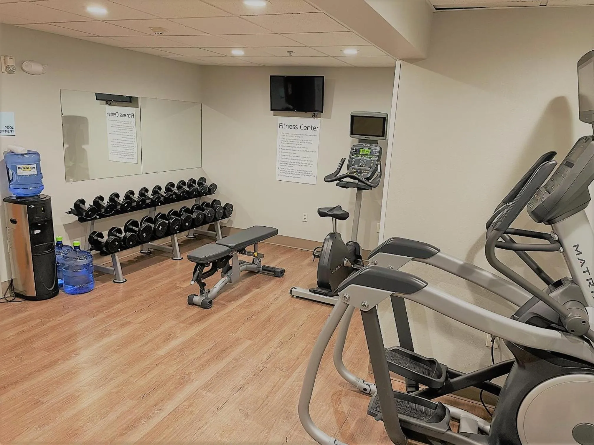 Fitness centre/facilities in Holiday Inn Express Hotel & Suites Lincoln South by IHG