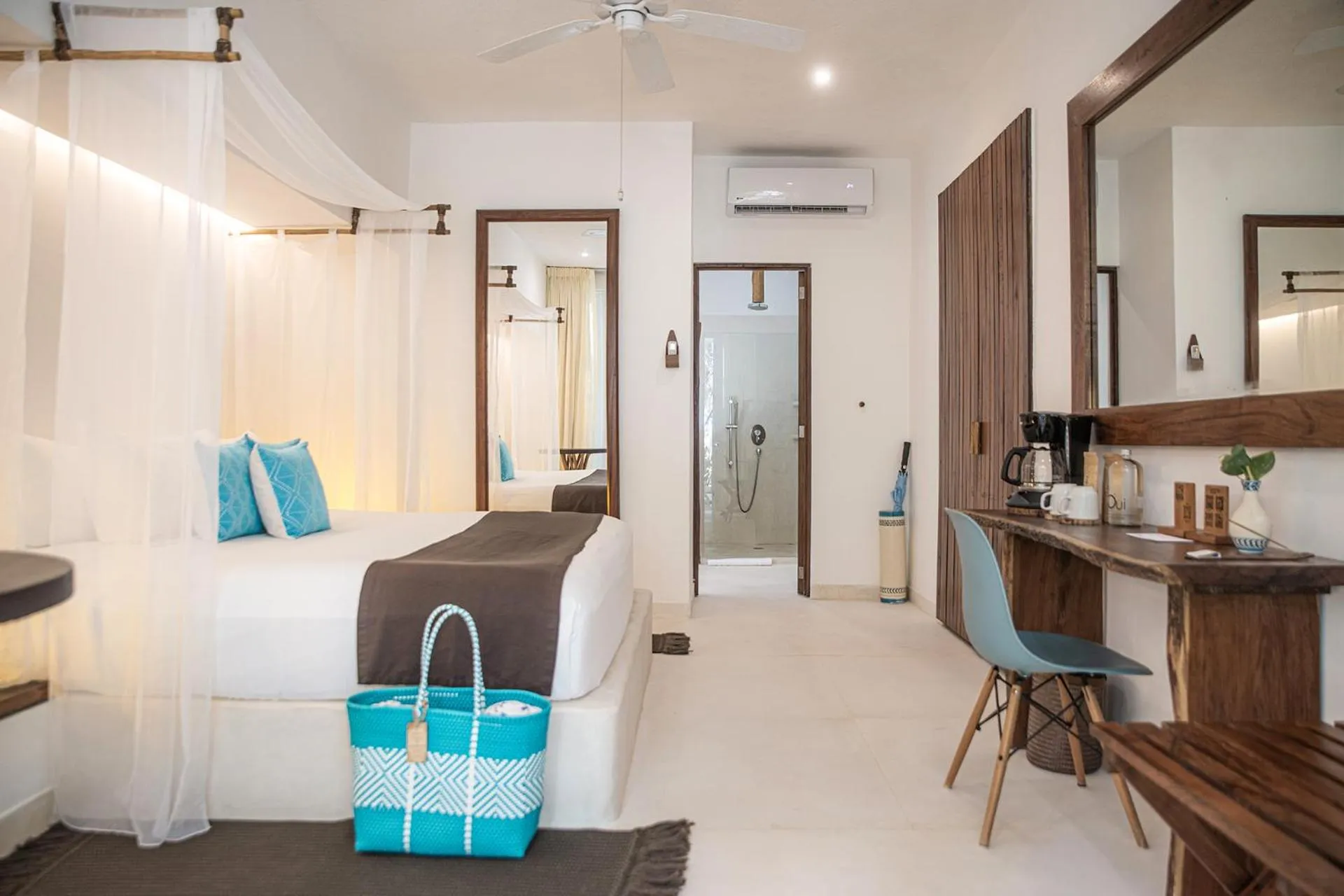 Bedroom, Bed in Cabanas Tulum- Beach Hotel & Spa