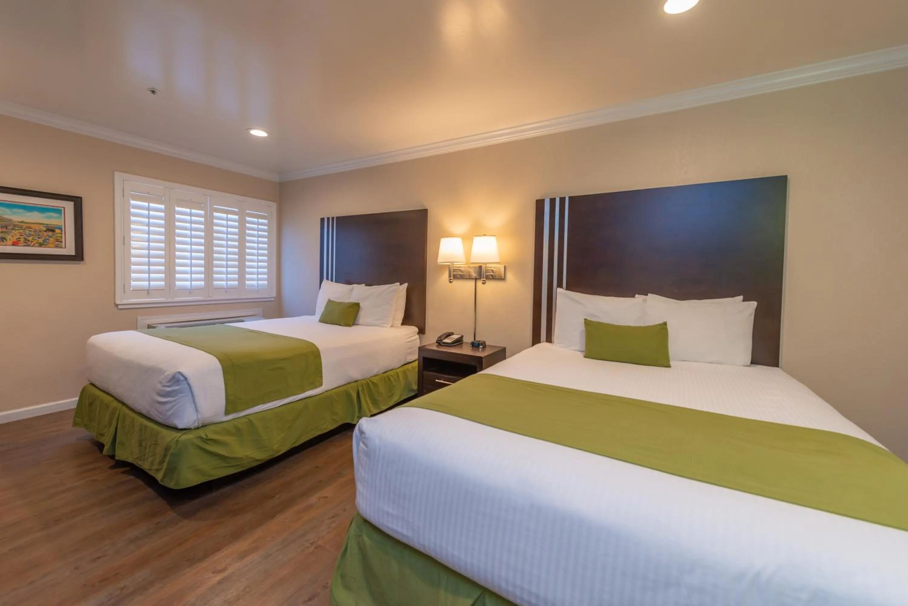 Bed in Ocean Pacific Lodge