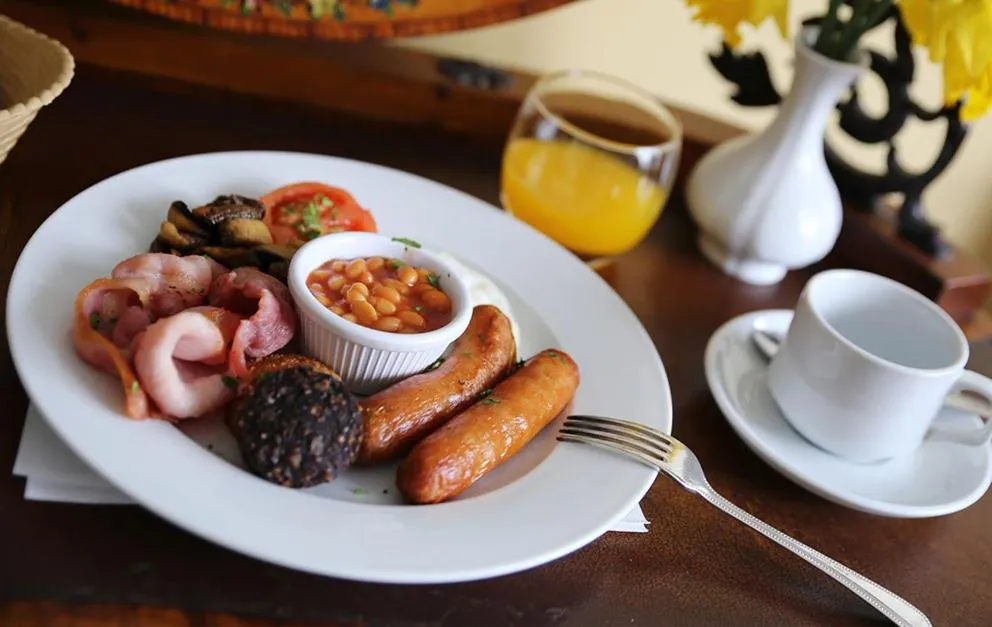 English/Irish breakfast in Reddans of Bettystown Luxury Bed & Breakfast, Restaurant and Bar