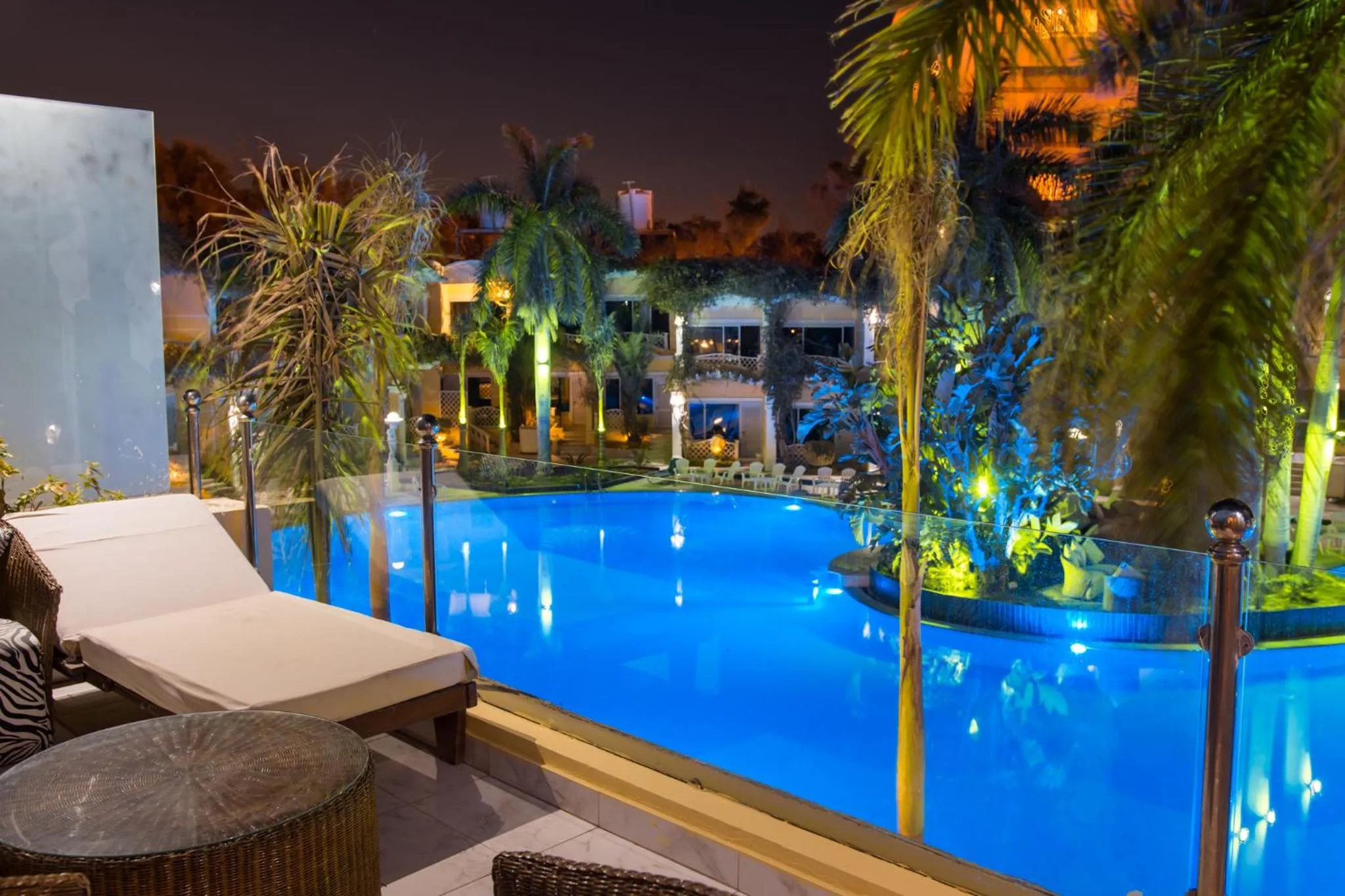 Pool view in Paradise Inn Beach Resort