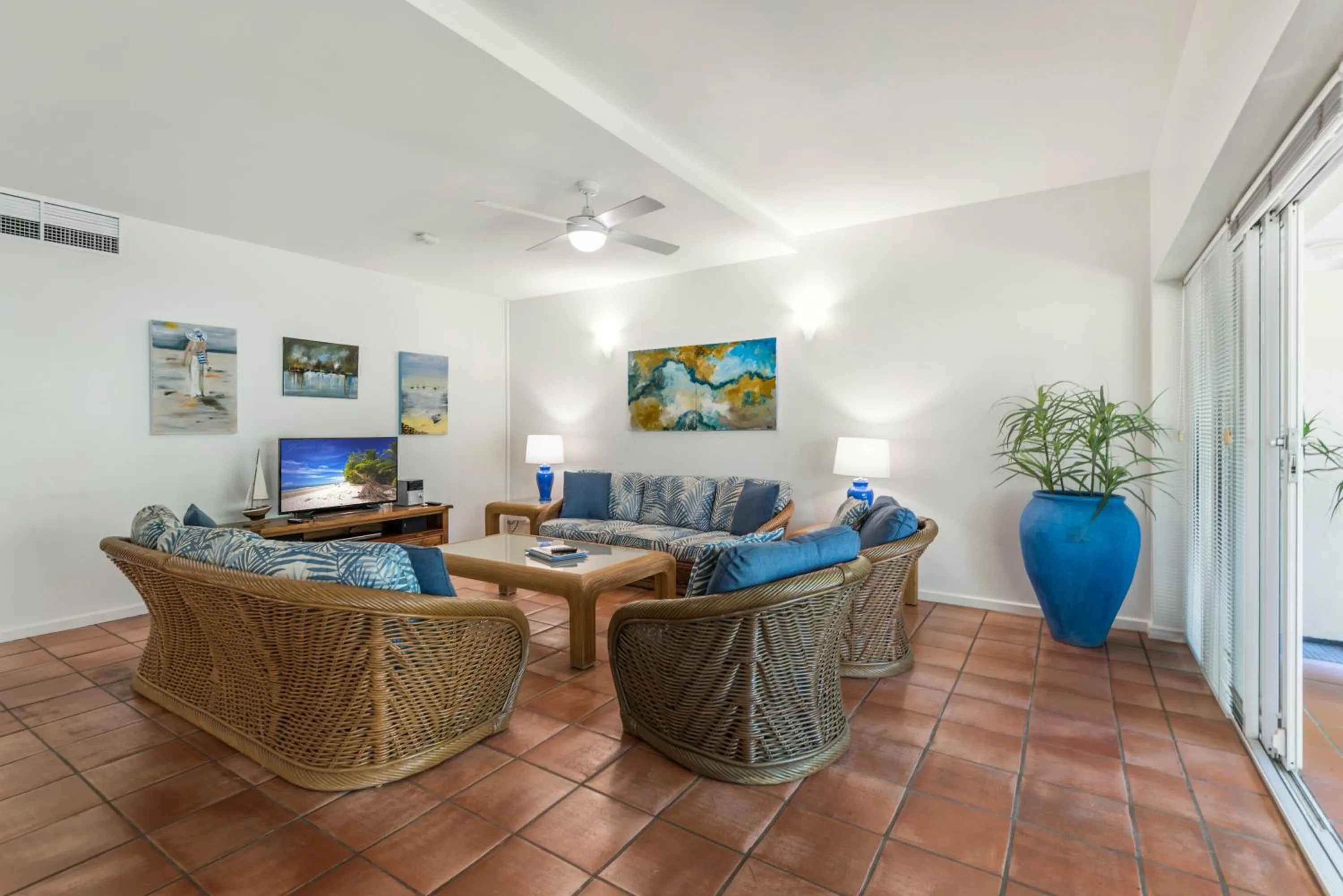 Living room in Balboa Apartments