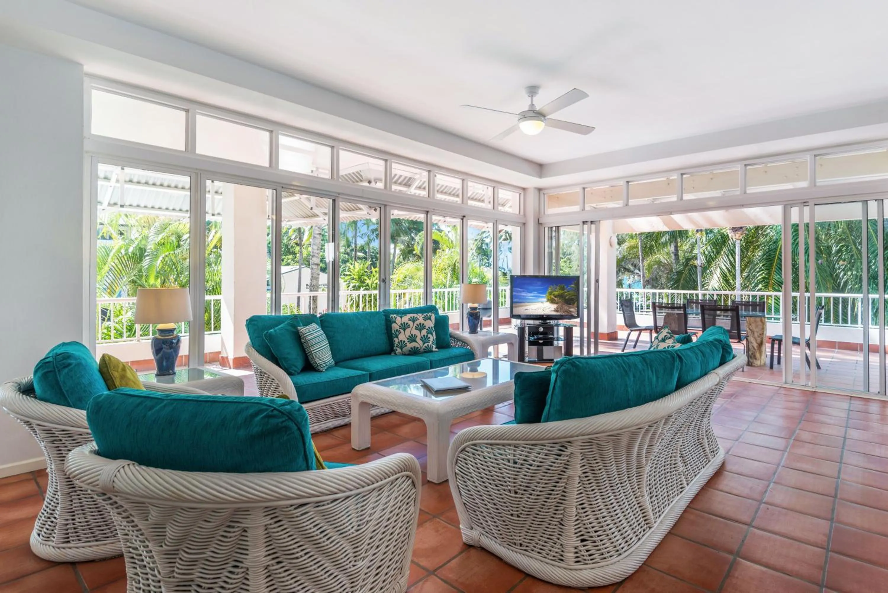 Living room in Balboa Apartments