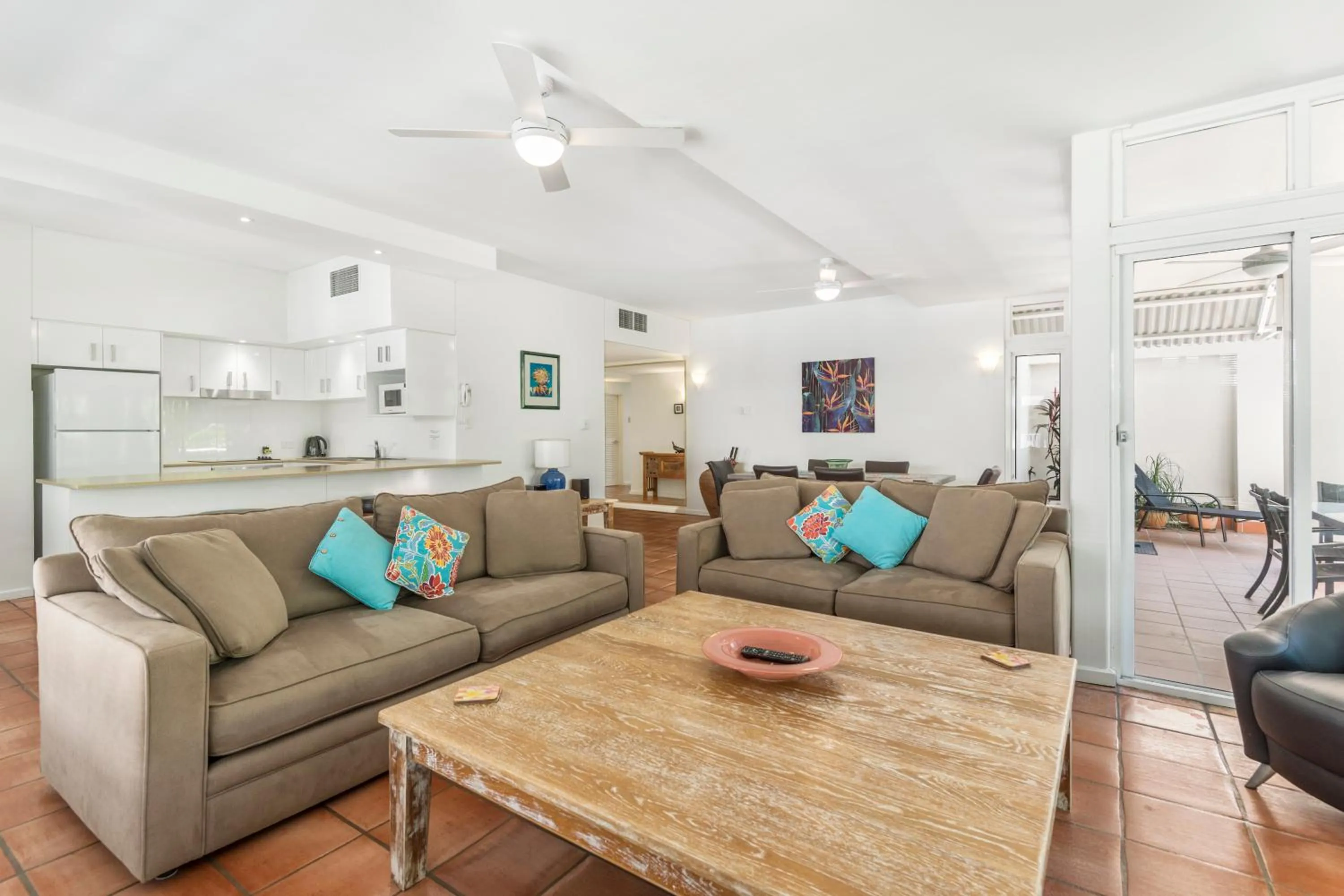 Living room in Balboa Apartments