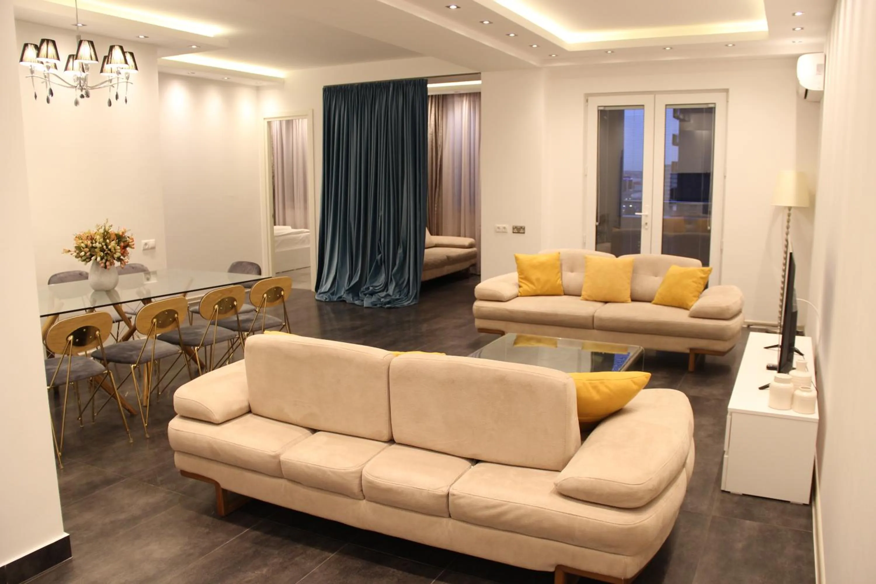 Living room in Maxela Apartments